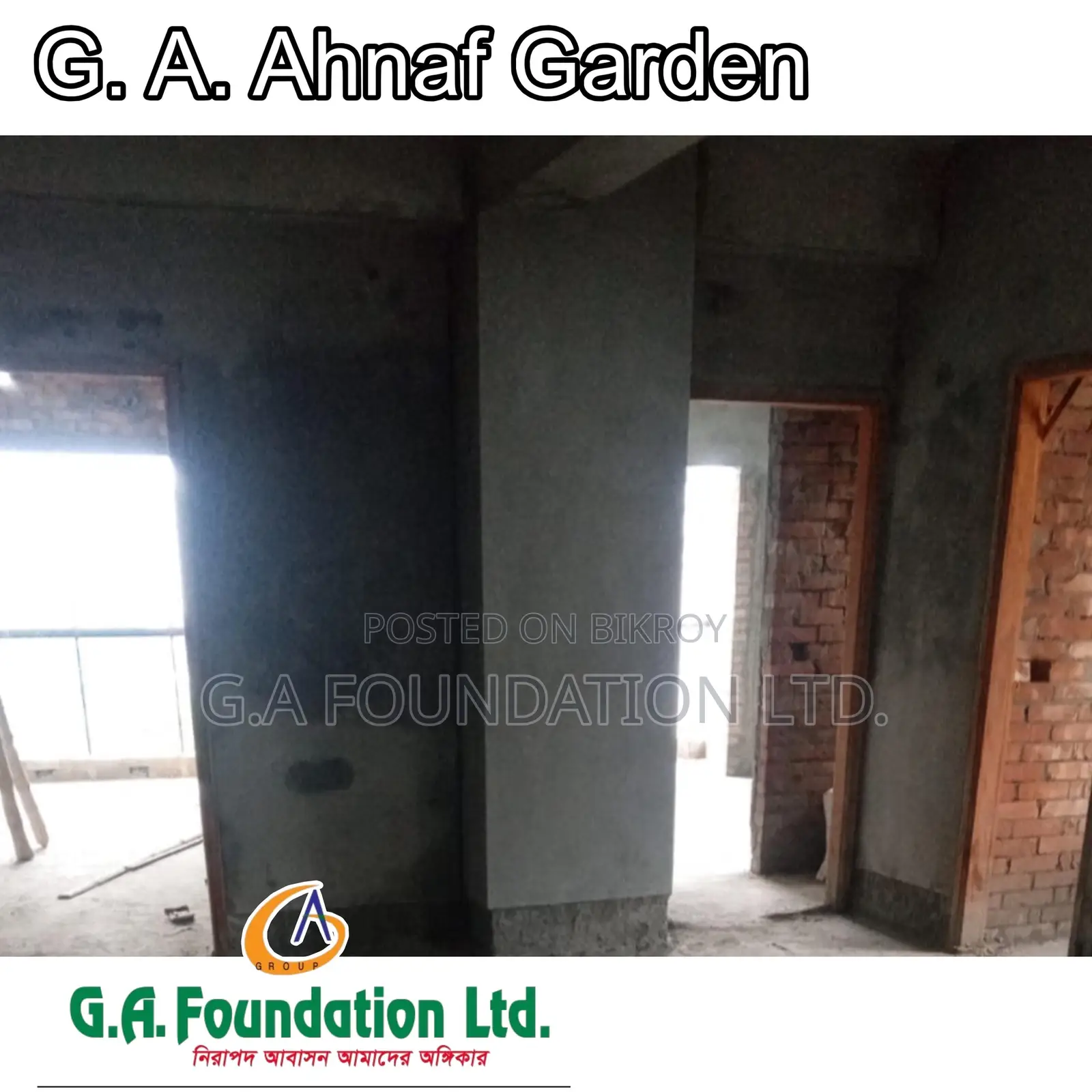3-Bedroom Apartment in G. A. Ahnaf Garden, Mirpur for Sale in Mirpur