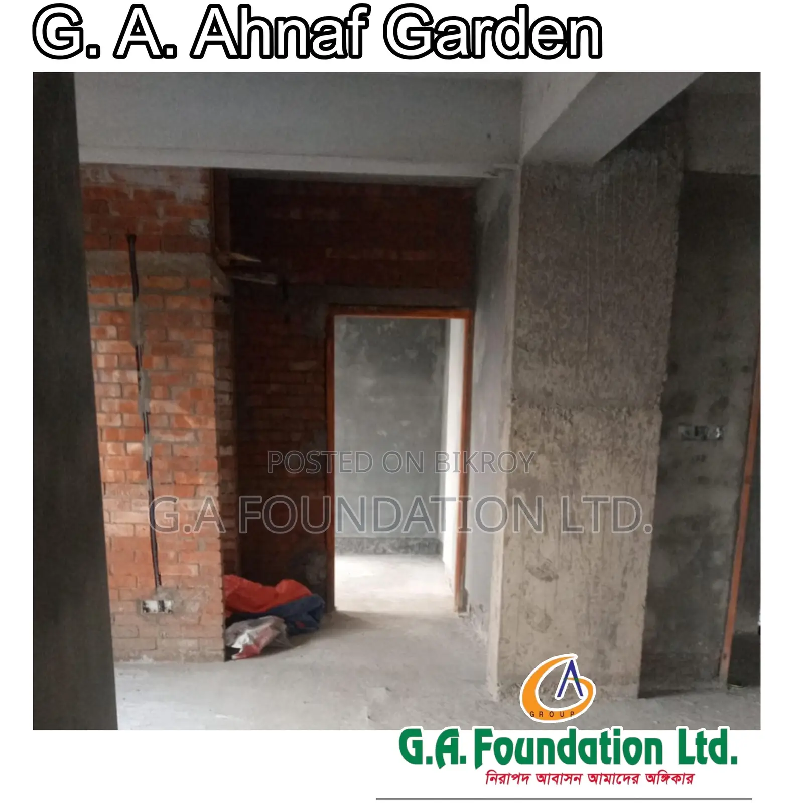 3-Bedroom Apartment in G. A. Ahnaf Garden, Mirpur for Sale in Mirpur