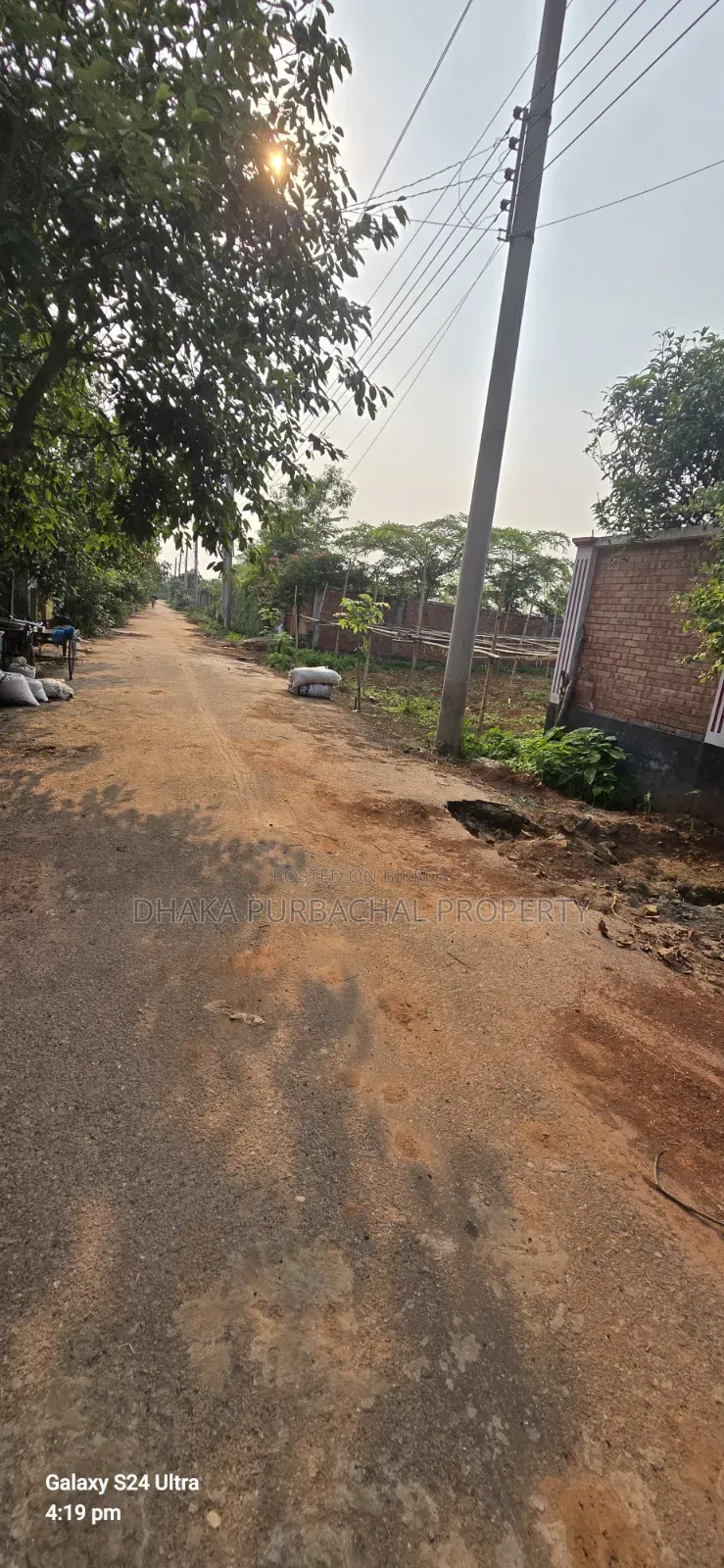 Purbachal Sector-14, 5 Katha Boundary Plot for sale in Purbachal