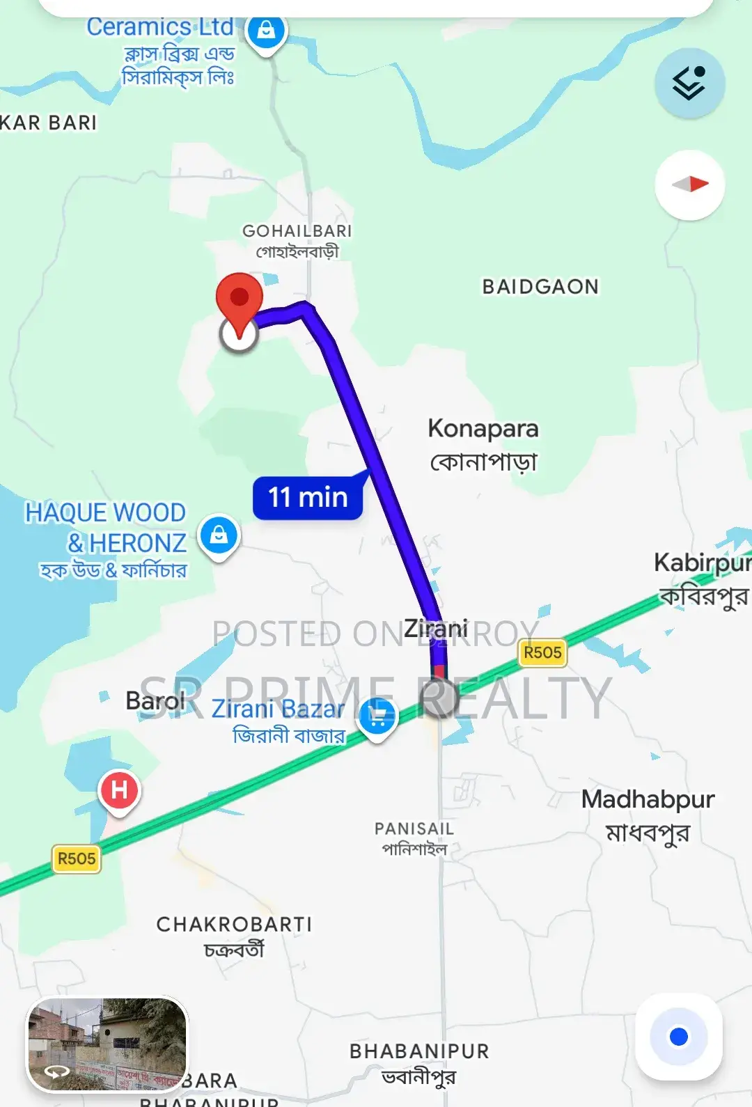 22 Shotok Land Next to 25 Feet Paved Road - Ashulia, Jirani in Savar