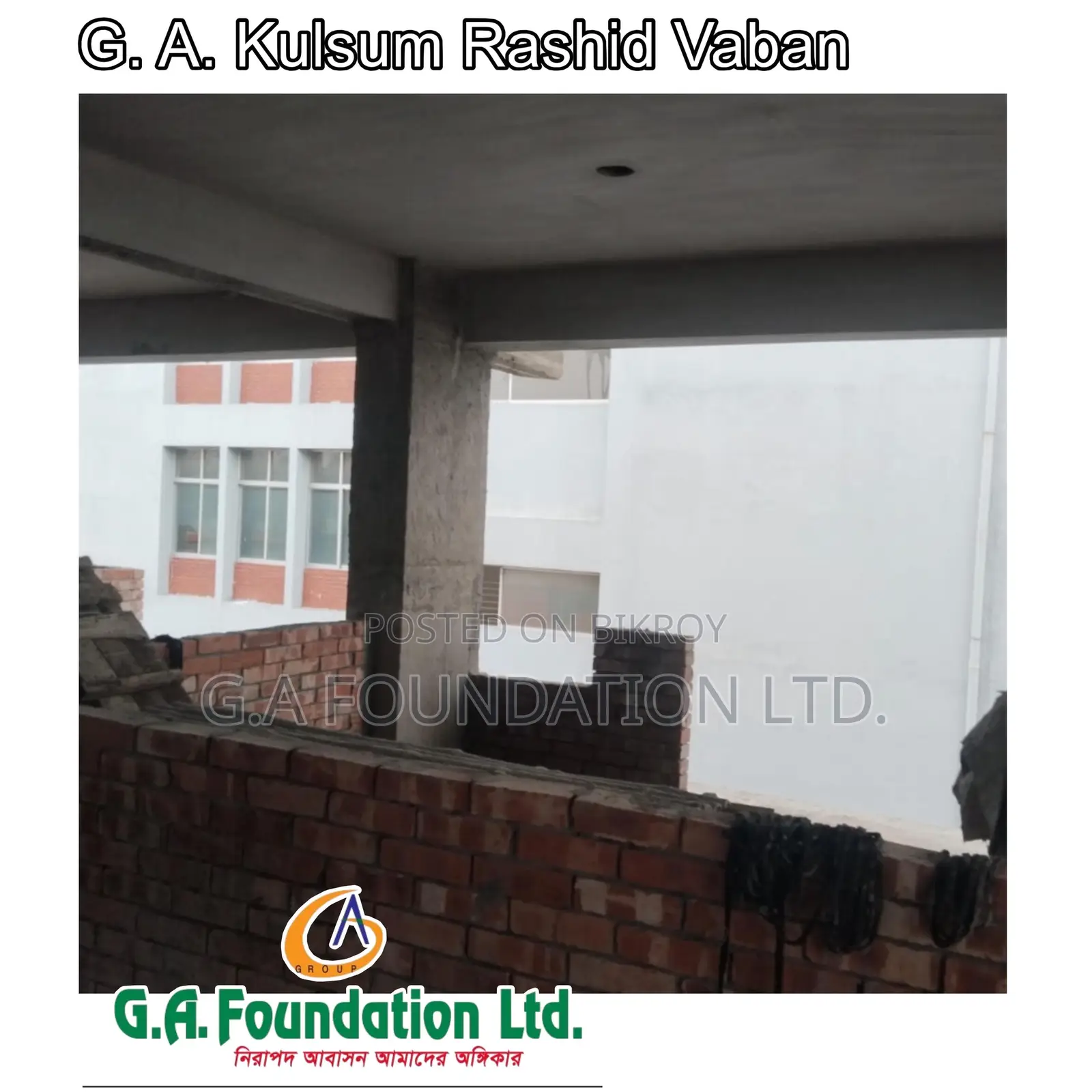 3-Bedroom Apartment in G. A. Kulsum Rashid, Mirpur for Sale in Mirpur