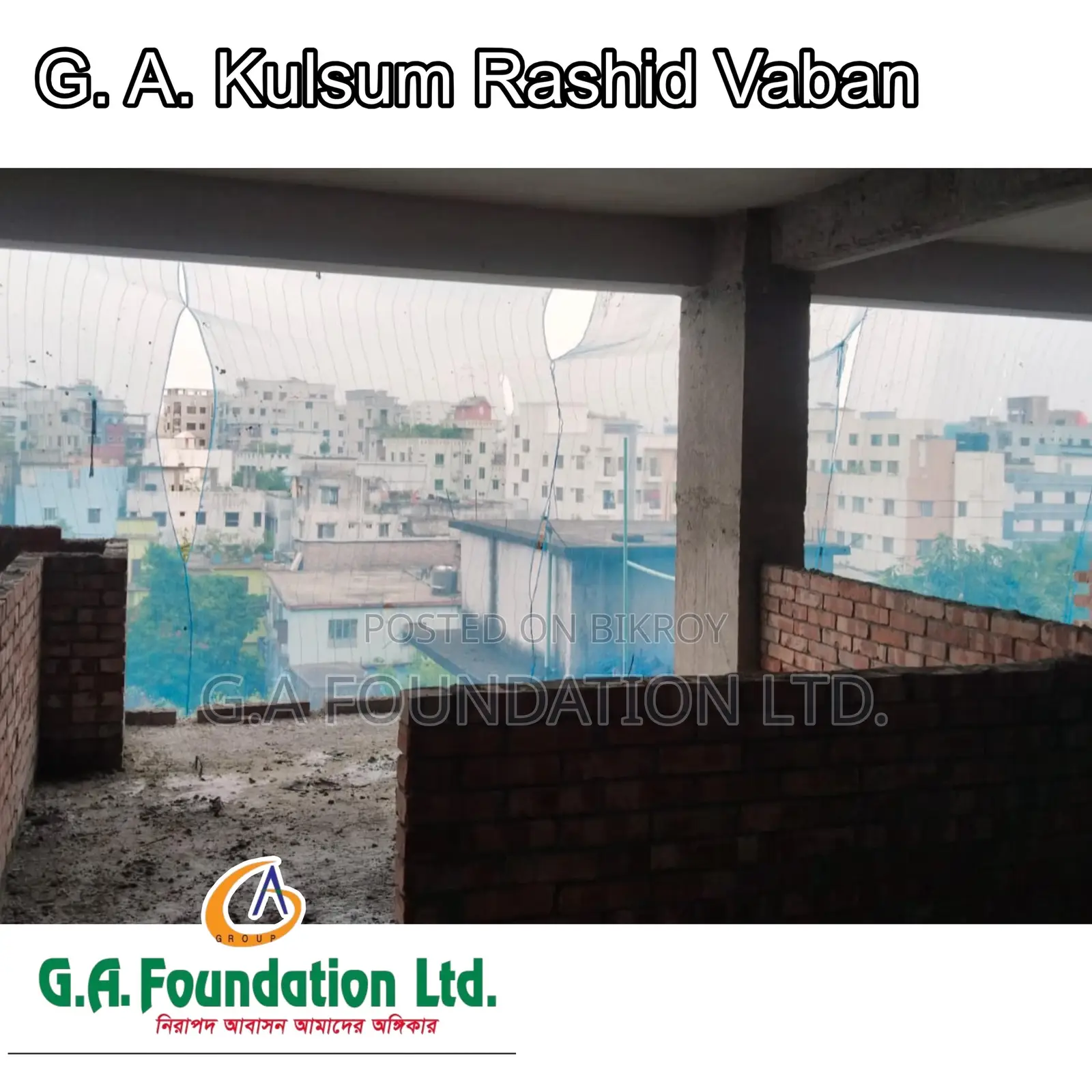 3-Bedroom Apartment in G. A. Kulsum Rashid, Mirpur for Sale in Mirpur