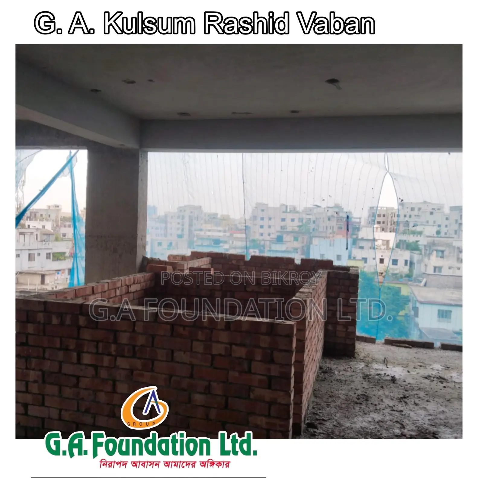 3-Bedroom Apartment in G. A. Kulsum Rashid, Mirpur for Sale in Mirpur