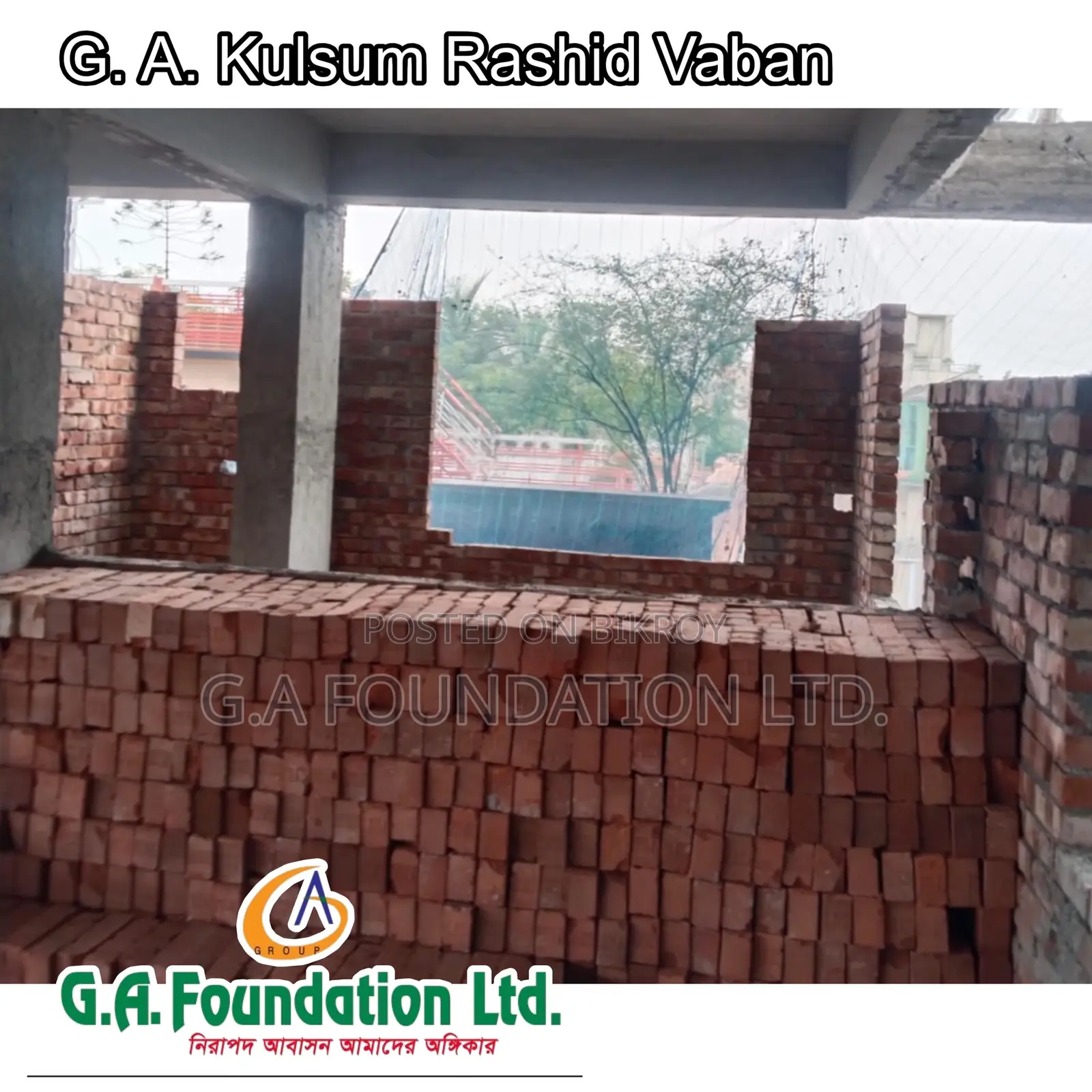 3-Bedroom Apartment in G. A. Kulsum Rashid, Mirpur for Sale in Mirpur