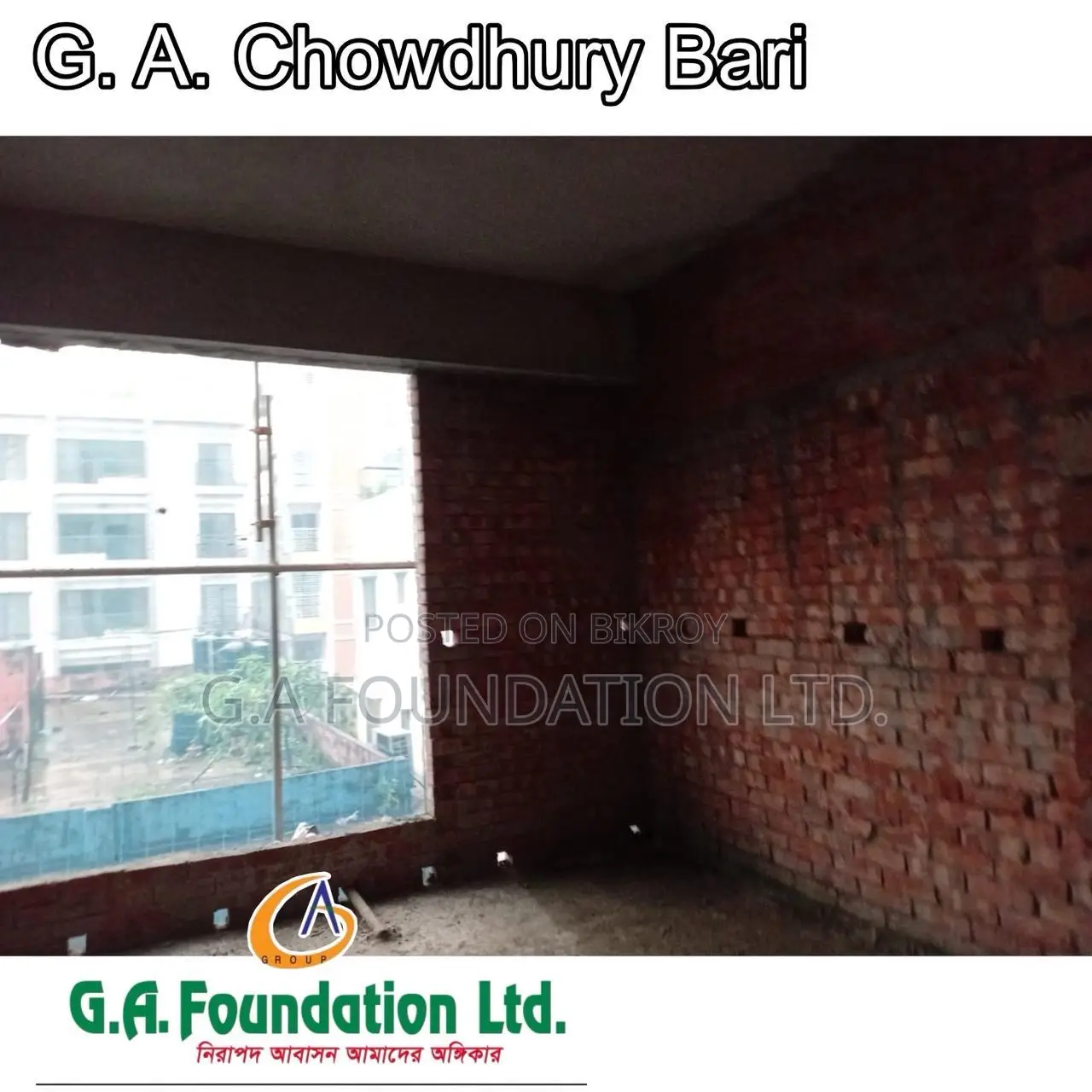 4-bedroom Apartment in G. A. Chowdhury Bari, Mirpur for Sale in Mirpur