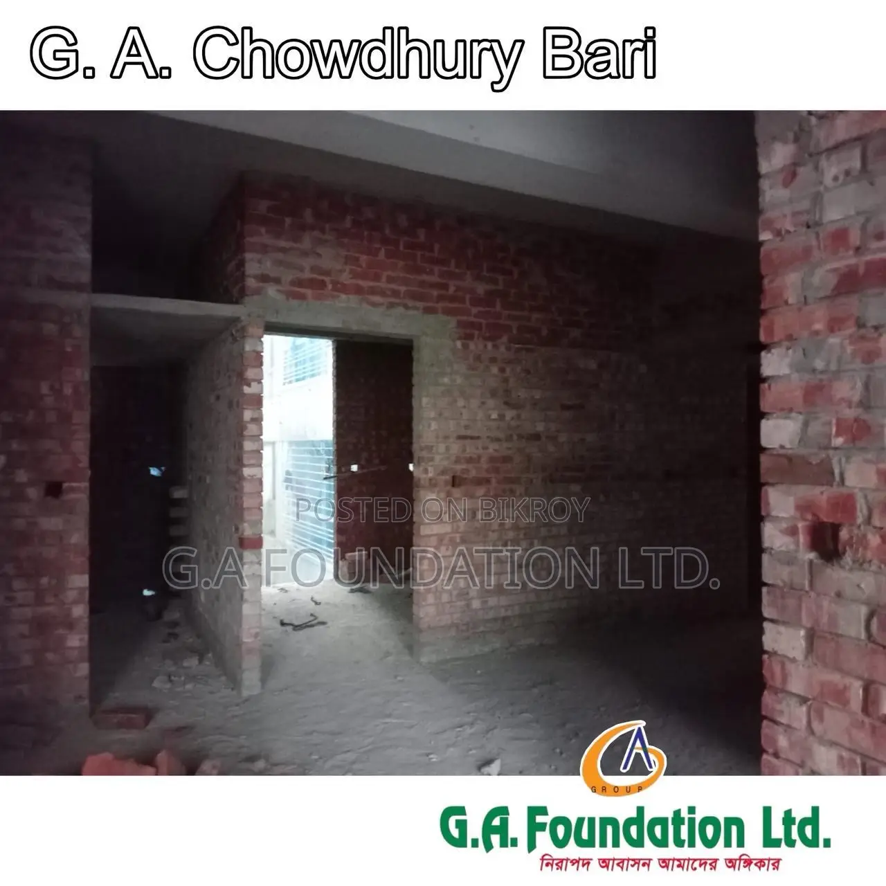 4-bedroom Apartment in G. A. Chowdhury Bari, Mirpur for Sale in Mirpur