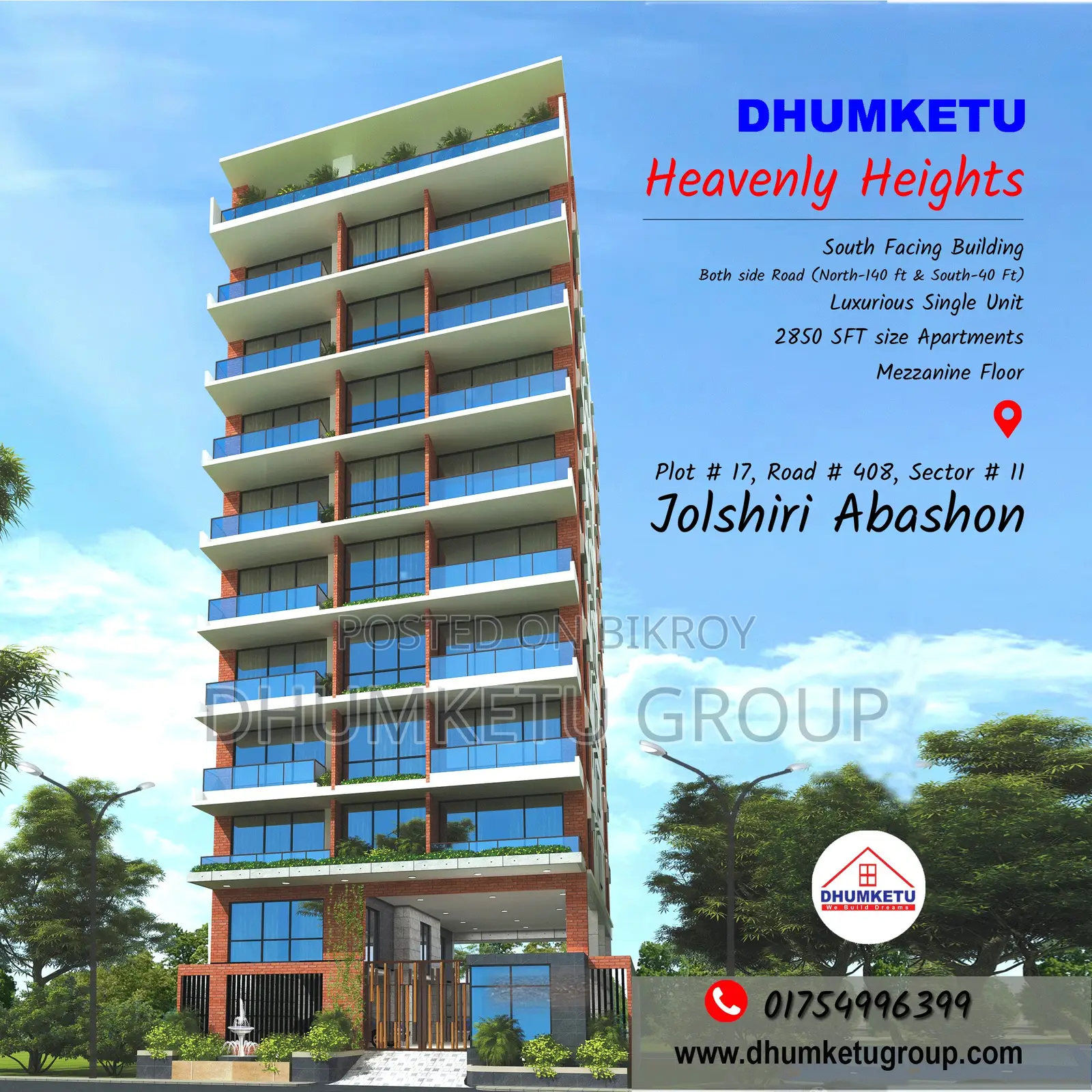 4-Bedroom Apartment in Dhumketu, Jalshiri Abason for Sale in Jalshiri Abason