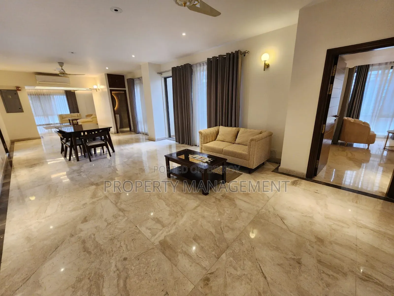 Furnished 4-Bedroom Apartment in a Renowned Company, Gulshan for Rent in Gulshan