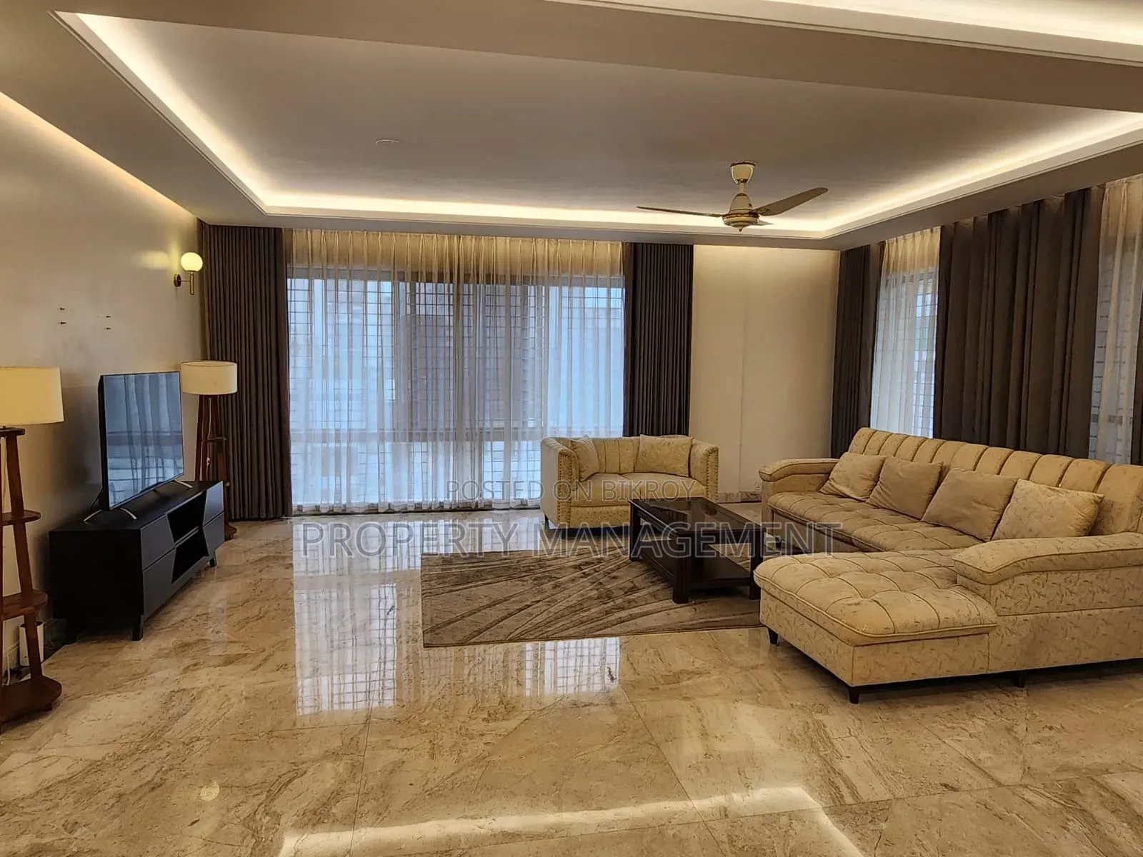 Furnished 4-Bedroom Apartment in a Renowned Company, Gulshan for Rent in Gulshan