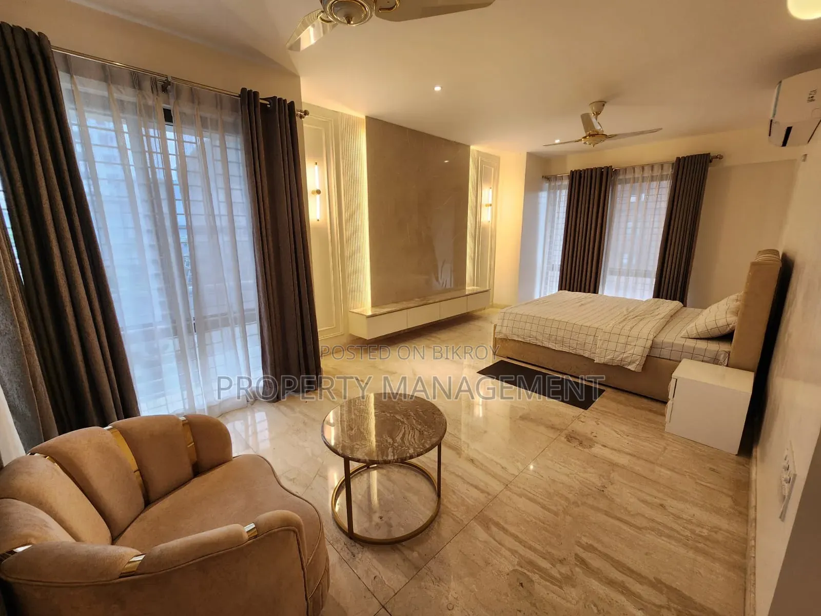 Furnished 4-Bedroom Apartment in a Renowned Company, Gulshan for Rent in Gulshan