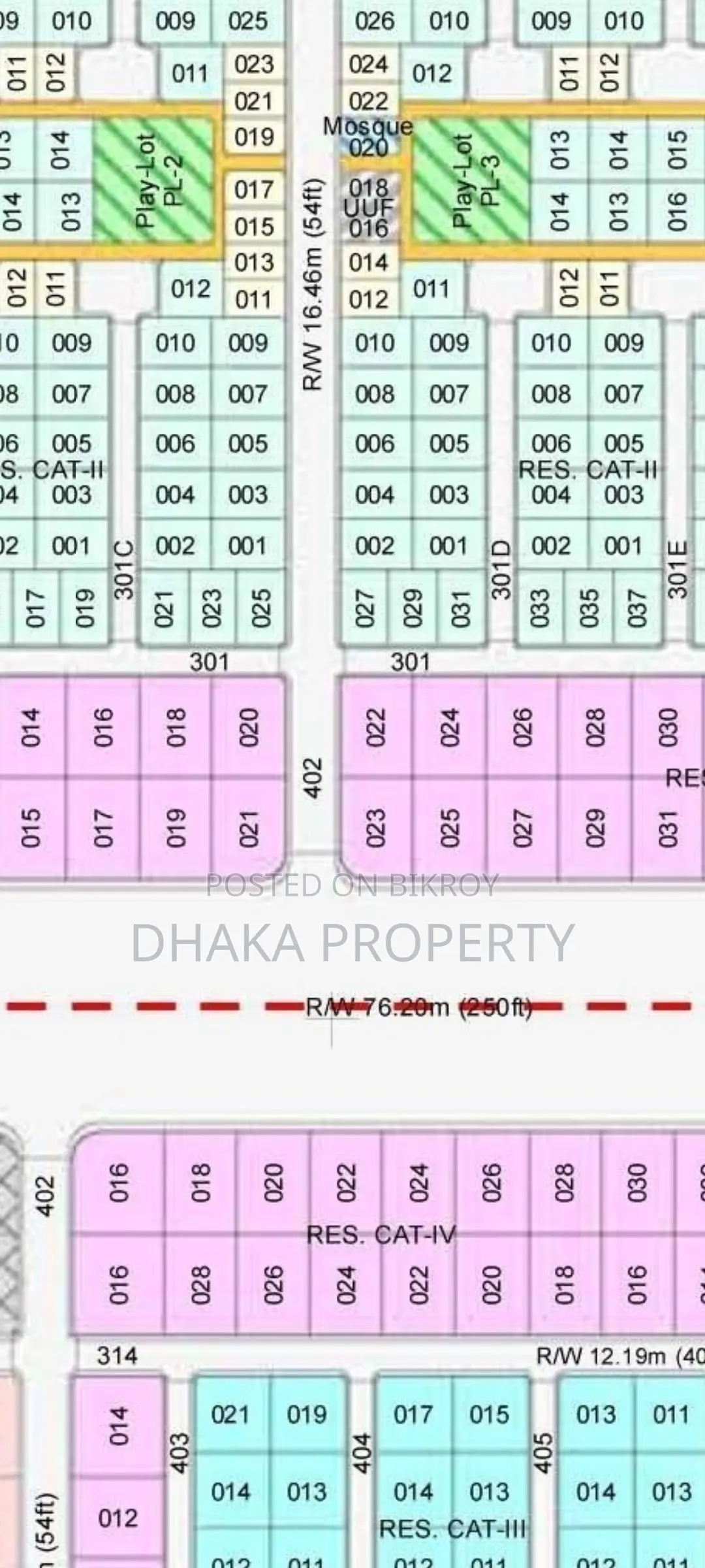 Nearby 300ft Corner 5 Katha South at Sector-7 in Purbachal