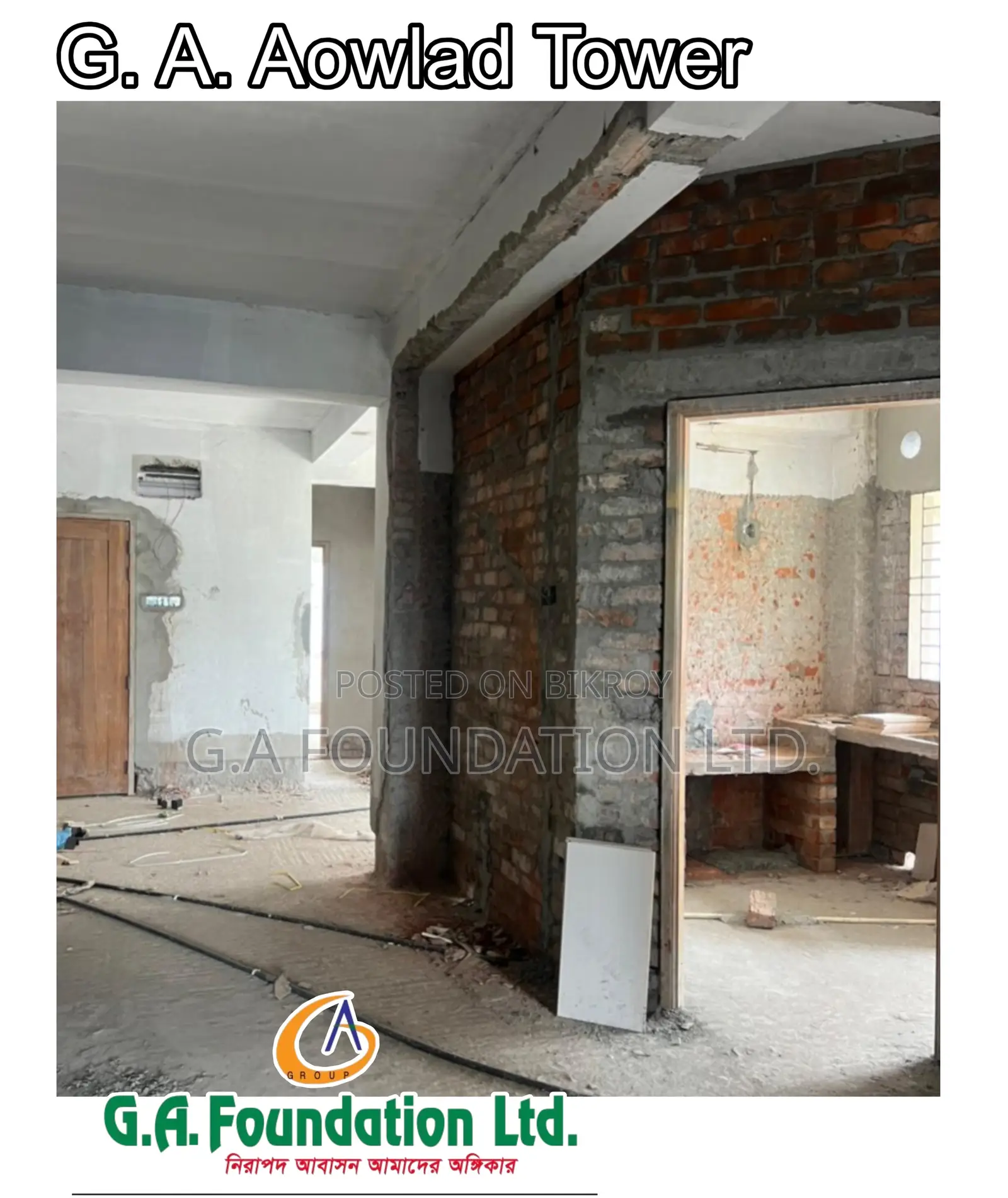 3-bedroom Apartment in G. A. Aowlad Tower, Mirpur for Sale in Mirpur
