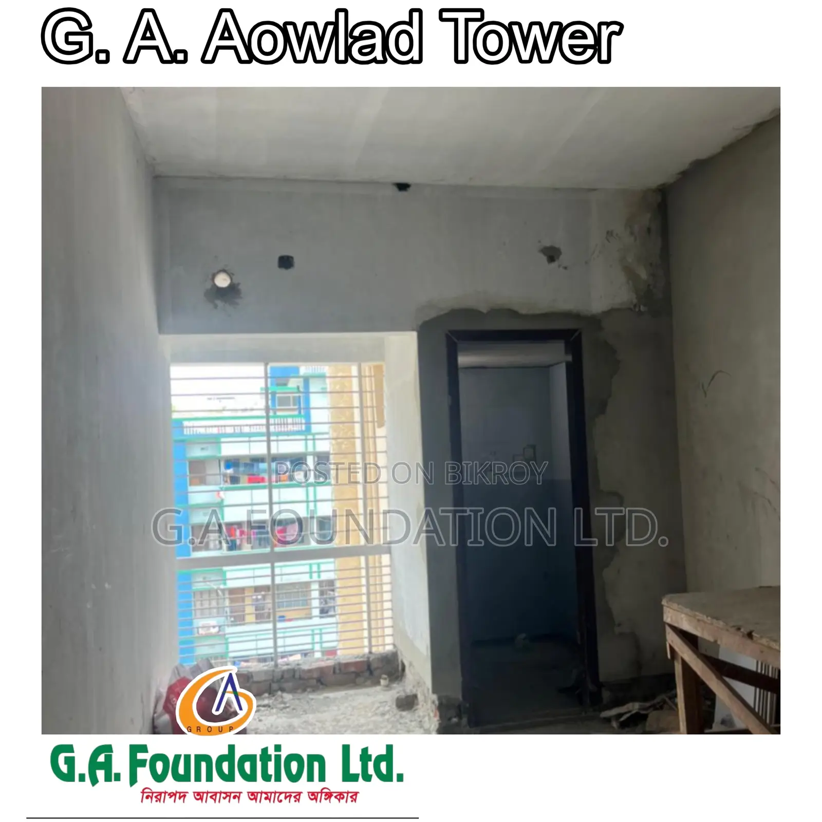 3-bedroom Apartment in G. A. Aowlad Tower, Mirpur for Sale in Mirpur