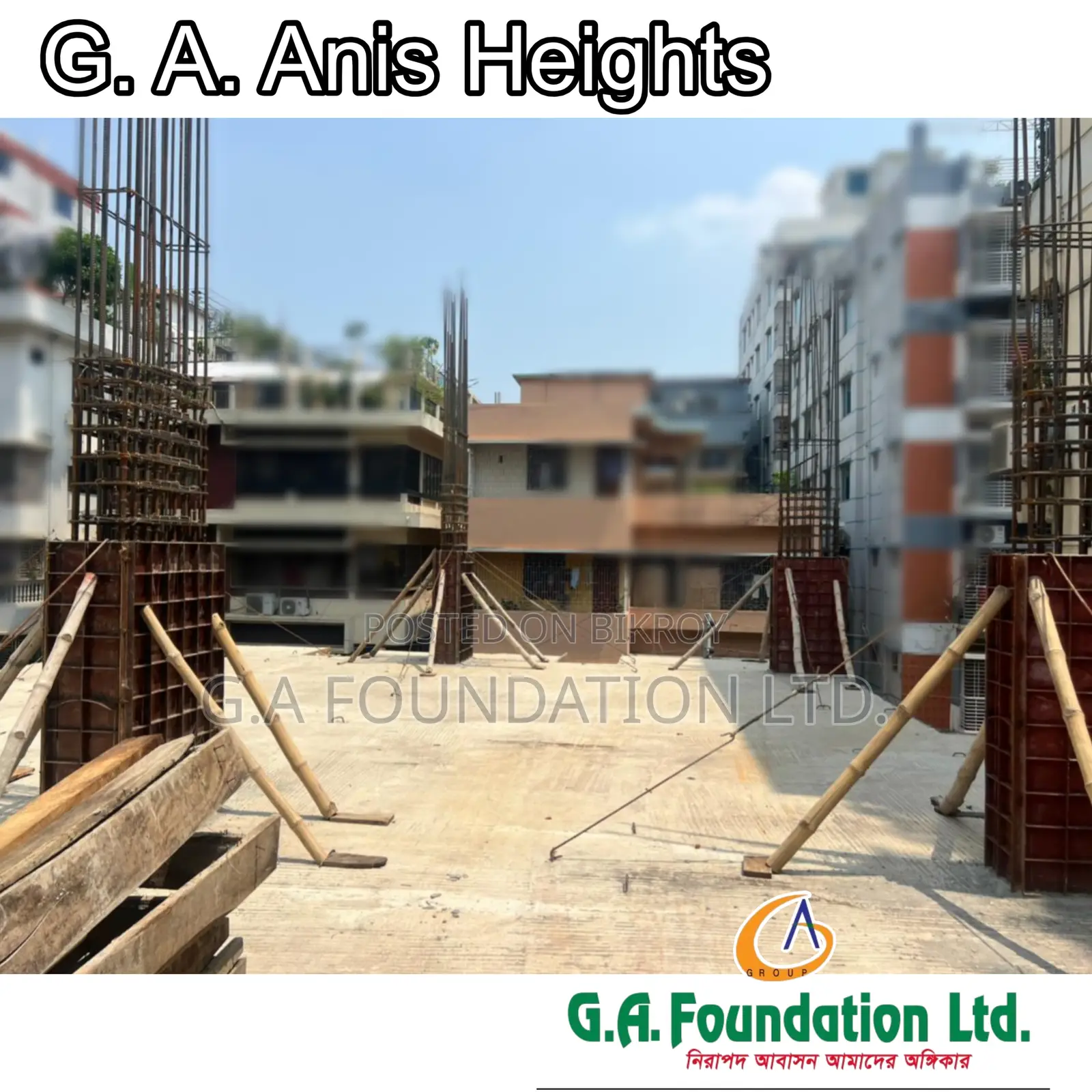 3-bedroom Apartment in G. A. Anis Heights, Mirpur for Sale in Mirpur