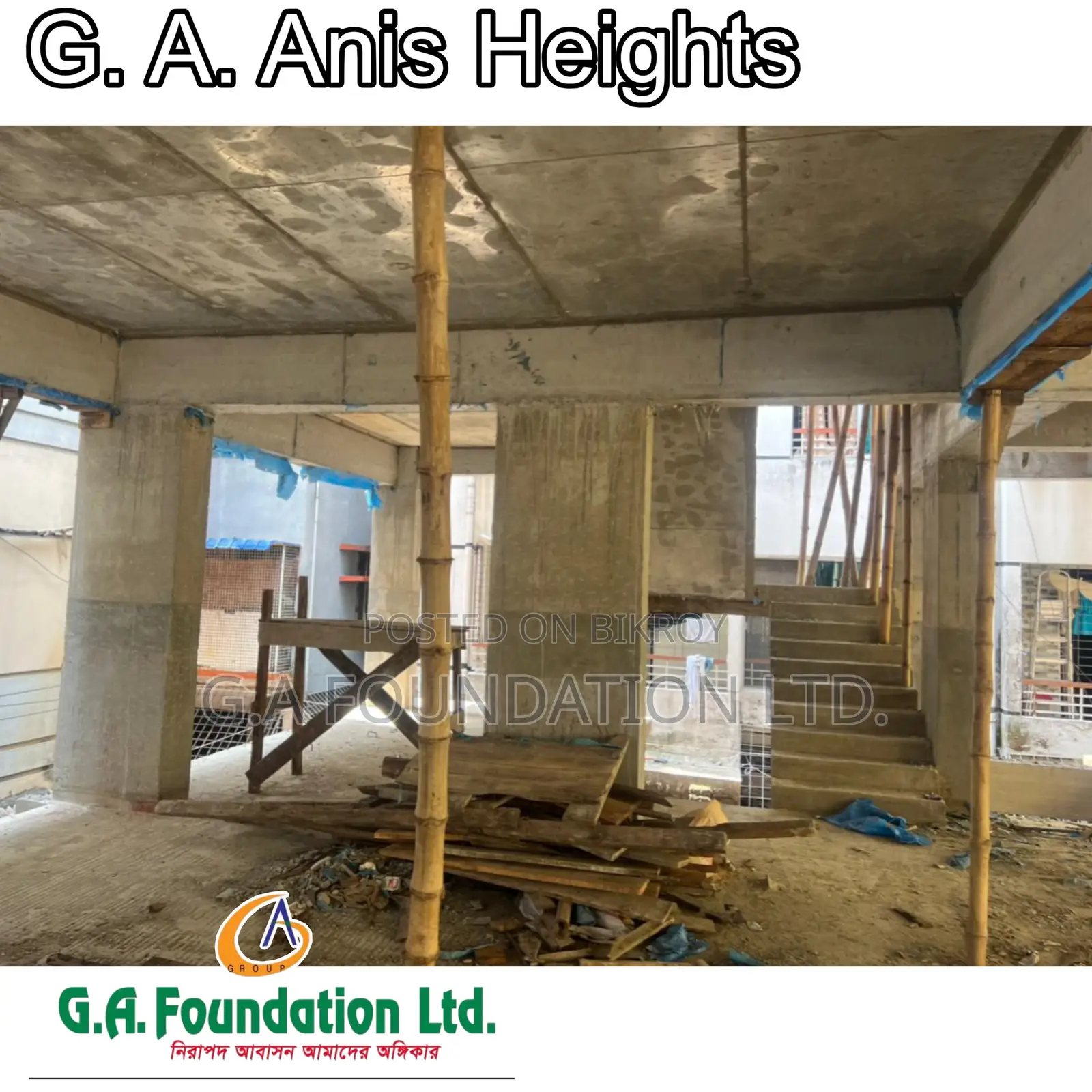 3-bedroom Apartment in G. A. Anis Heights, Mirpur for Sale in Mirpur