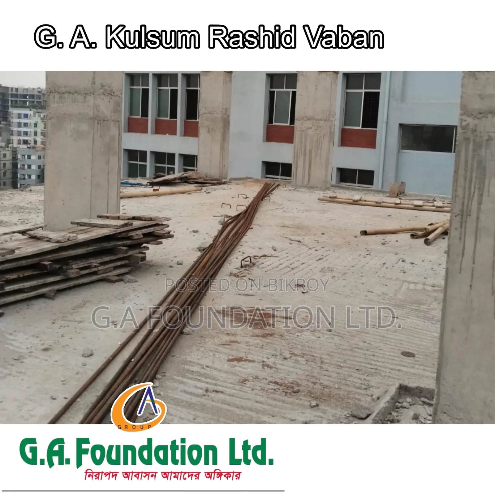 3-Bedroom Apartment in G. A. Kulsum Rashid, Mirpur for Sale in Mirpur