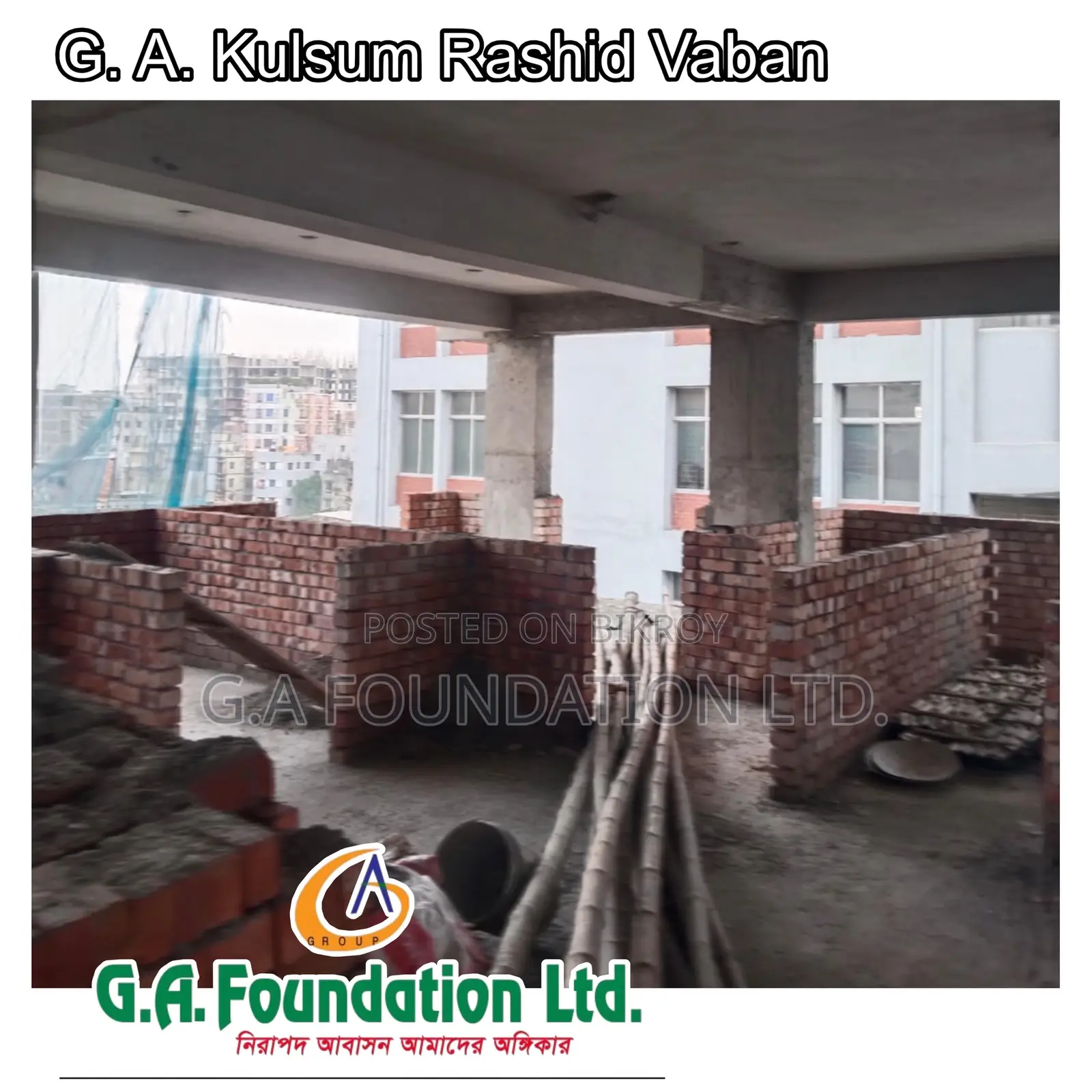 3-Bedroom Apartment in G. A. Kulsum Rashid, Mirpur for Sale in Mirpur
