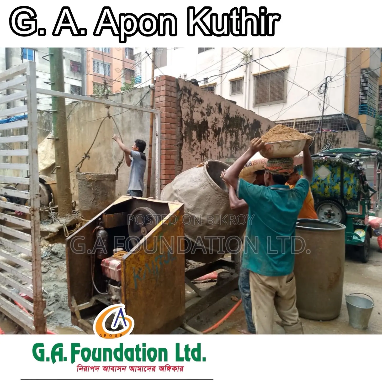 3-Bedroom Apartment in G. A. Apon Kuthir, Mirpur for Sale in Mirpur