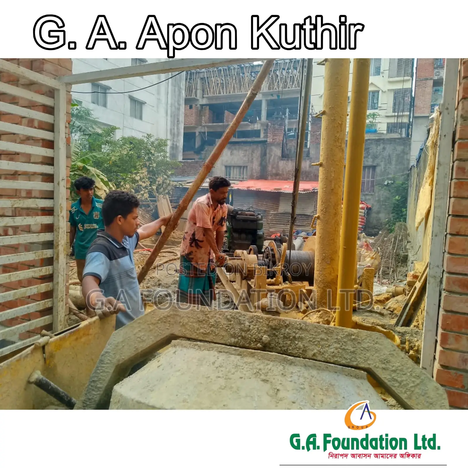 3-Bedroom Apartment in G. A. Apon Kuthir, Mirpur for Sale in Mirpur
