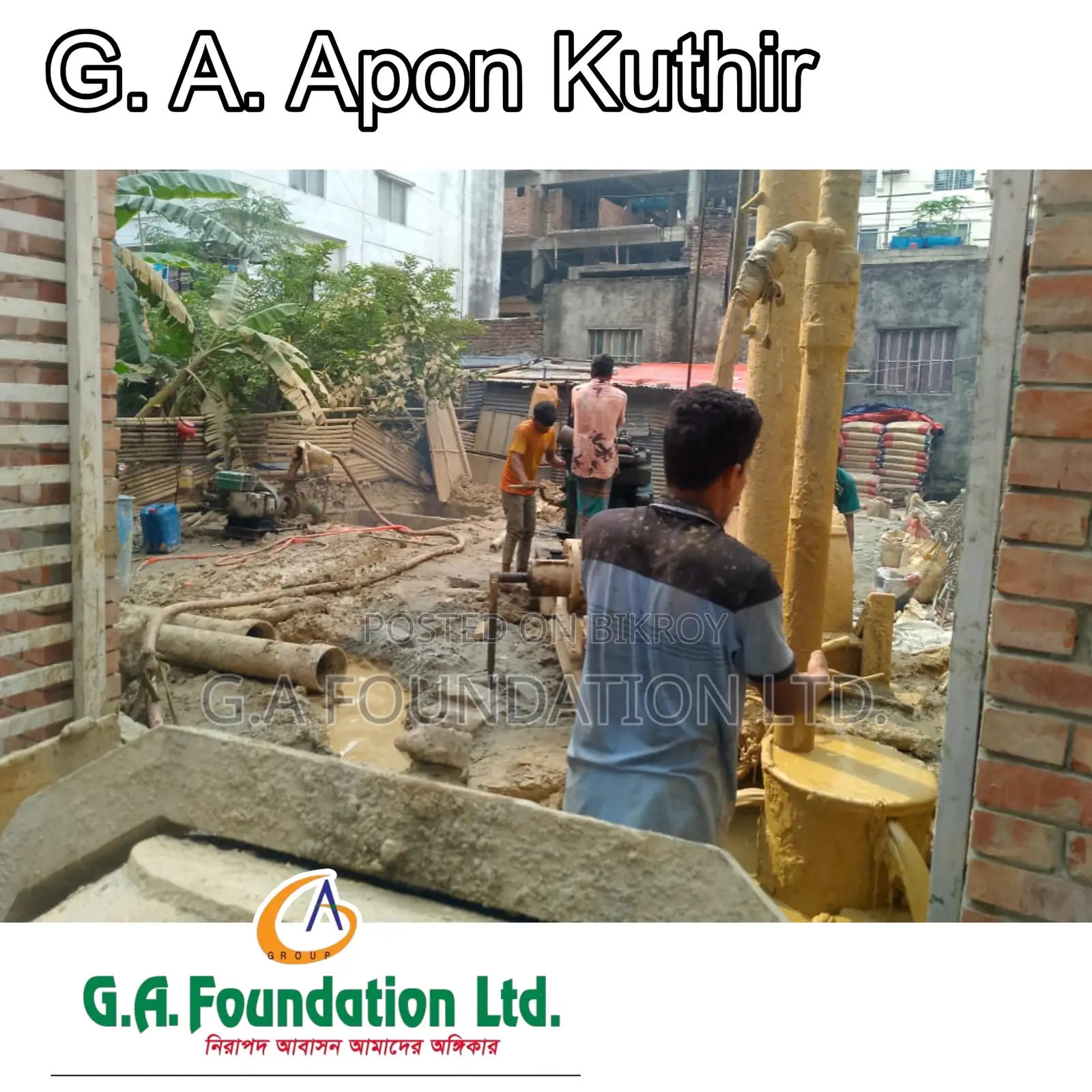 3-Bedroom Apartment in G. A. Apon Kuthir, Mirpur for Sale in Mirpur
