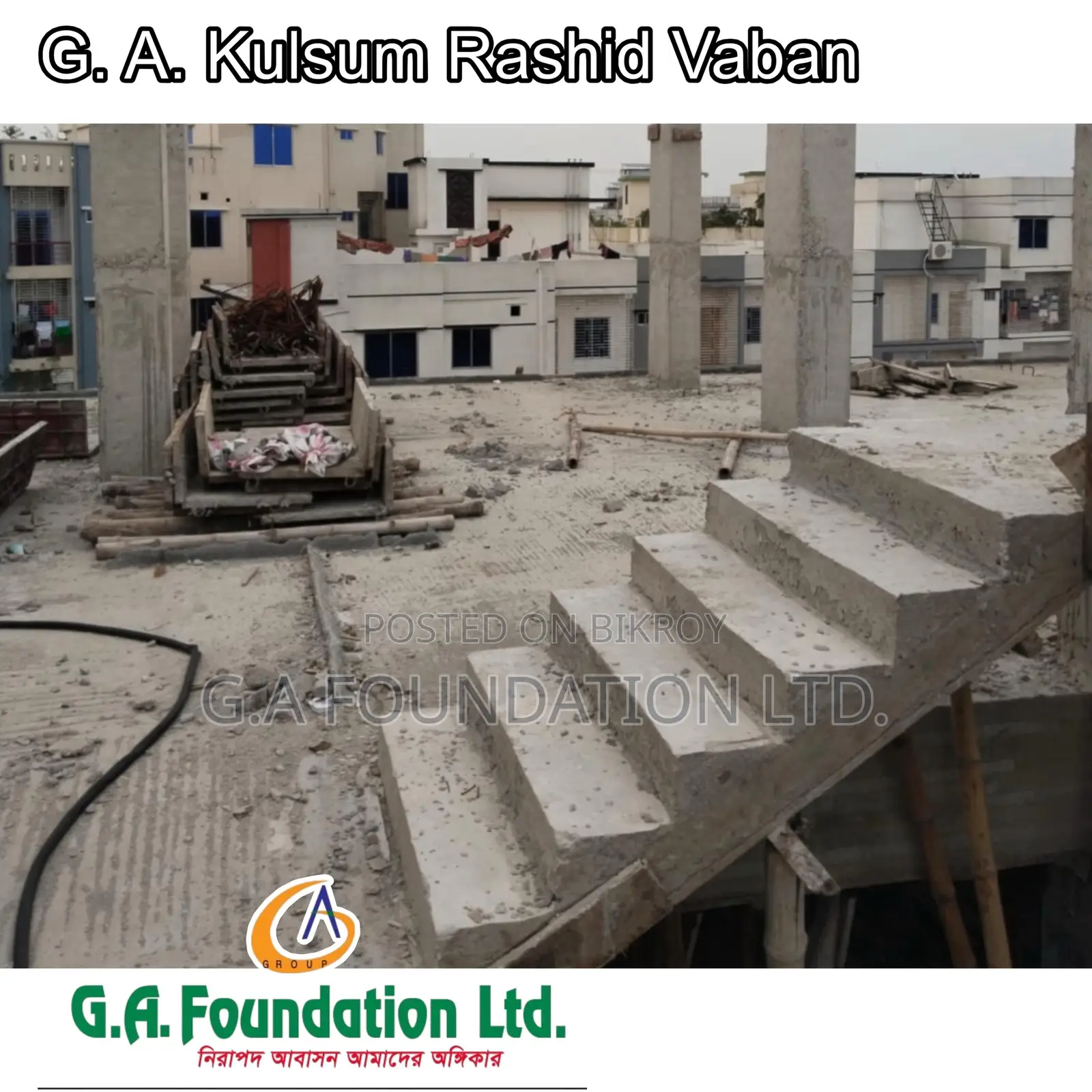 3-Bedroom Apartment in G. A. Kulsum Rashid, Mirpur for Sale in Mirpur