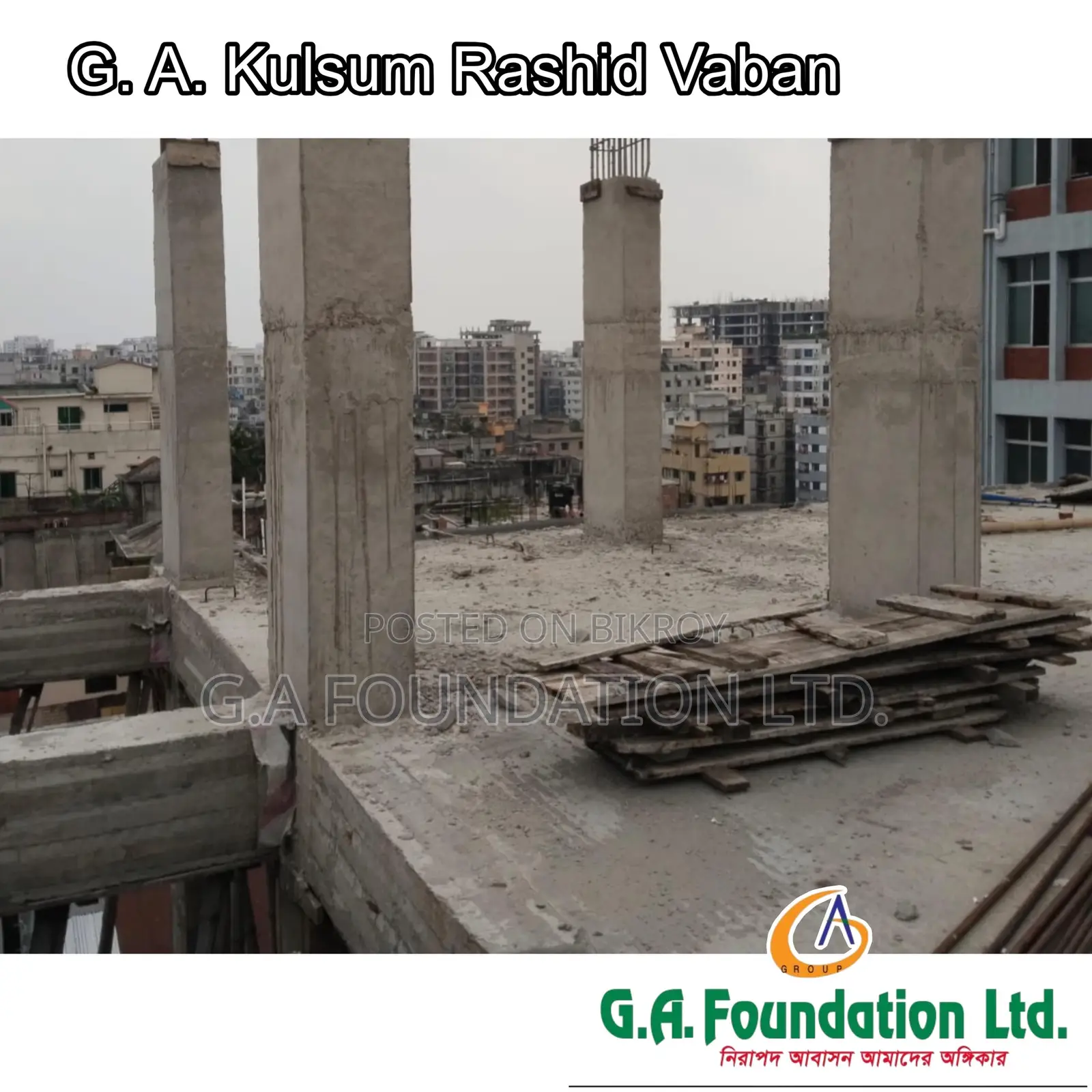 3-Bedroom Apartment in G. A. Kulsum Rashid, Mirpur for Sale in Mirpur