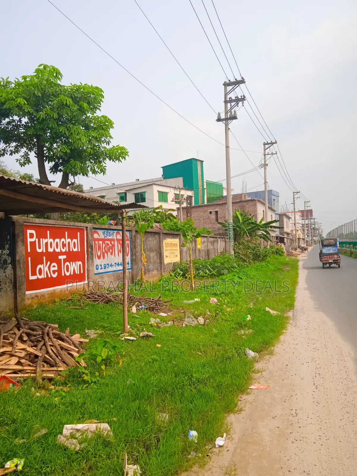 36 Shotangsho Land for Sale Near Purbachal Holiday Resort and 180 Highway in Kaliganj