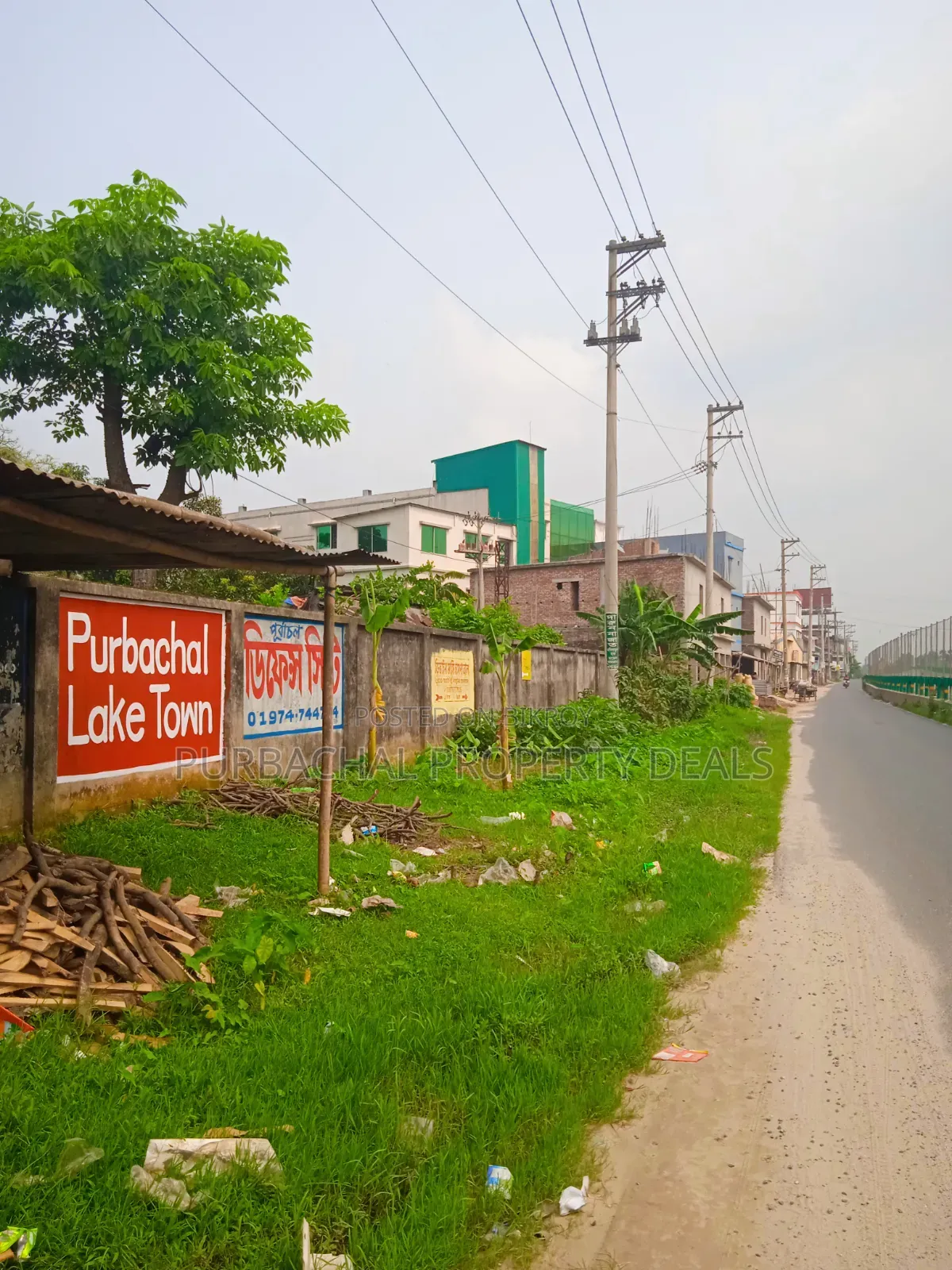 36 Shotangsho Land for Sale Near Purbachal Holiday Resort and 180 Highway in Kaliganj