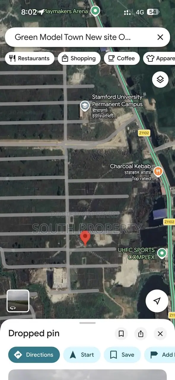 3 Katha South-Facing Plot for Sale in Manda Green Model Town near Motijheel in Manda