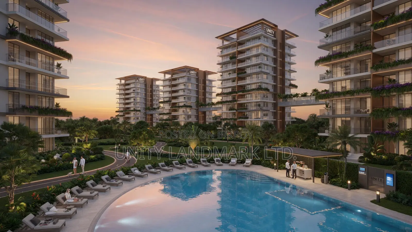 Furnished 3-bedroom Apartment in Unity Landmark, Singair for Sale in Singair