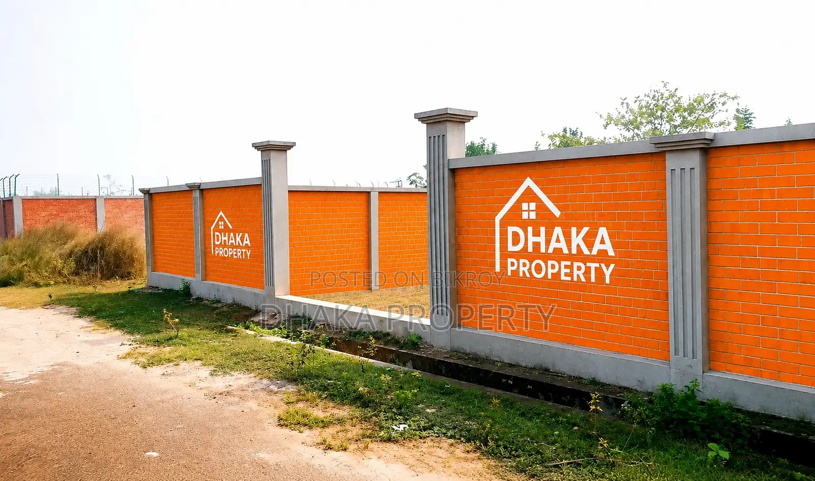 100ft Road 5 Katha Park South at Sector-10 in Purbachal
