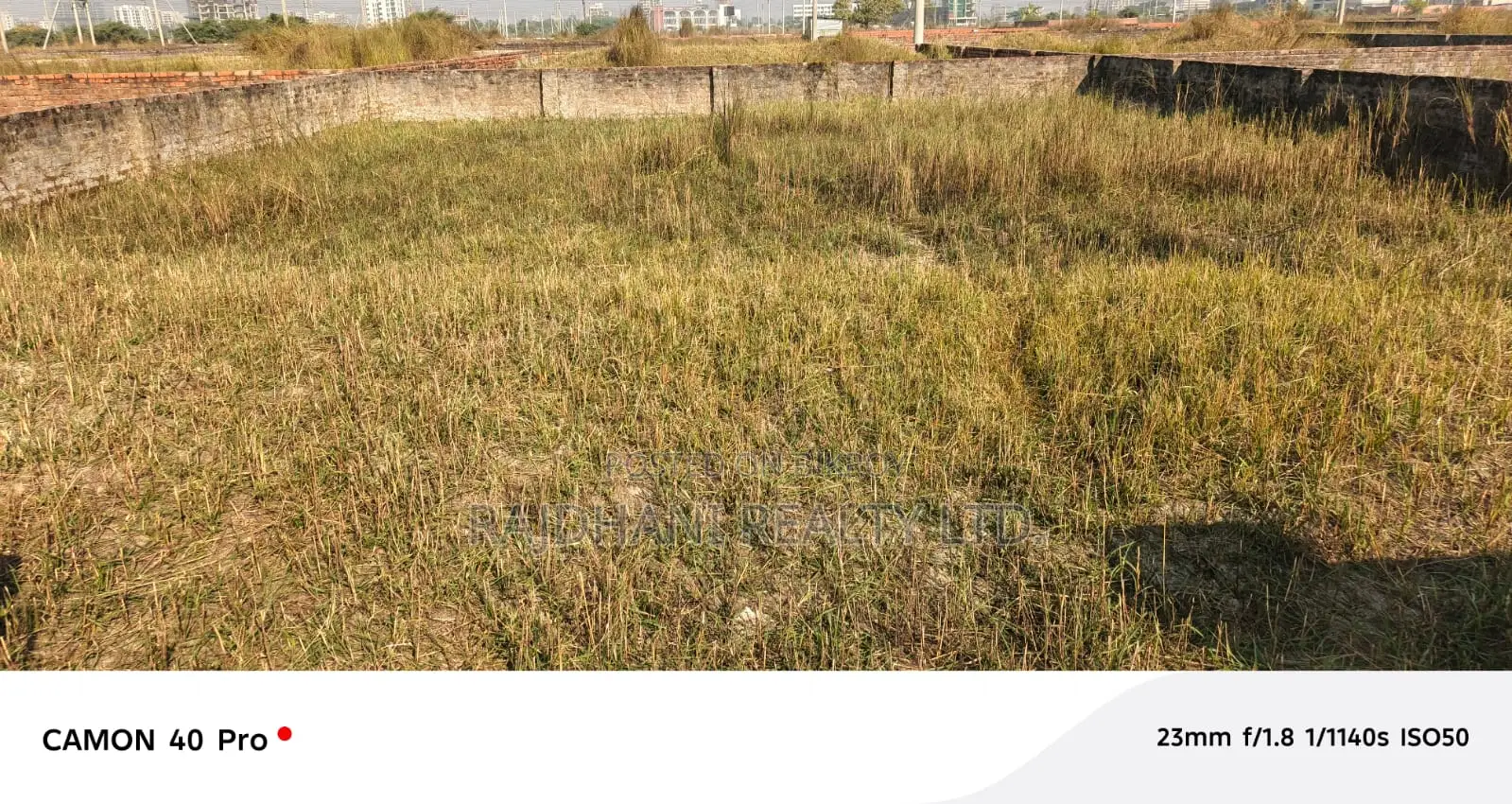 16 Katha plot for sale, Block- N in Basundhara
