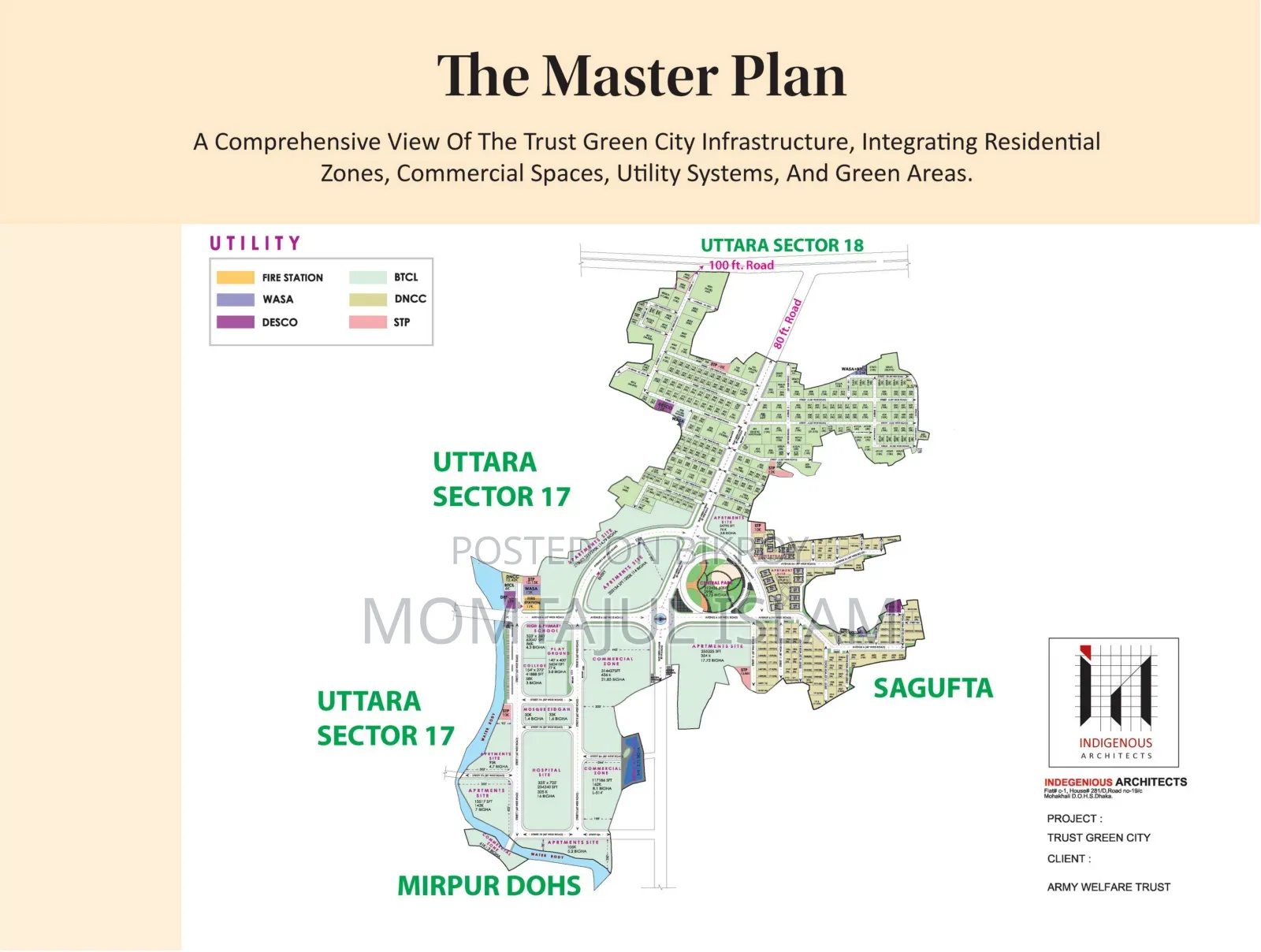 4-bedroom Apartment in Trust Green City, Mirpur DOHS for sale in Mirpur DOHS