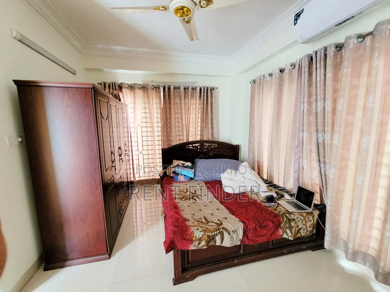 Furnished 1-Bedroom Apartment in Rent Finder.Com.Bd, Bashundhara for Rent in Basundhara