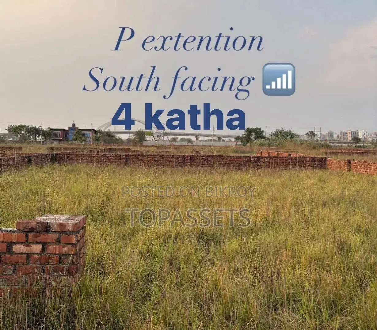 Exclusive 4 Katha South-Facing Plot | P Extension Near Steel Bridge in Basundhara