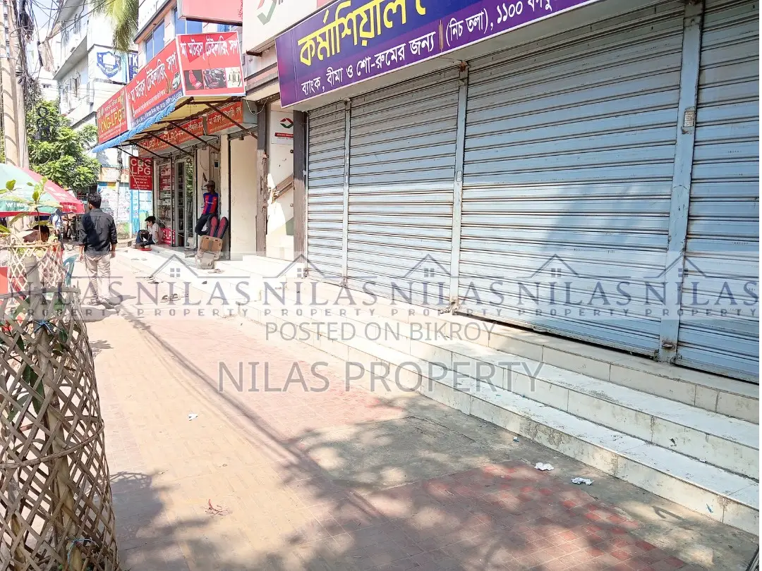 Ground Floor Showroom/Café Shop Space for Rent in Mirpur in Mirpur