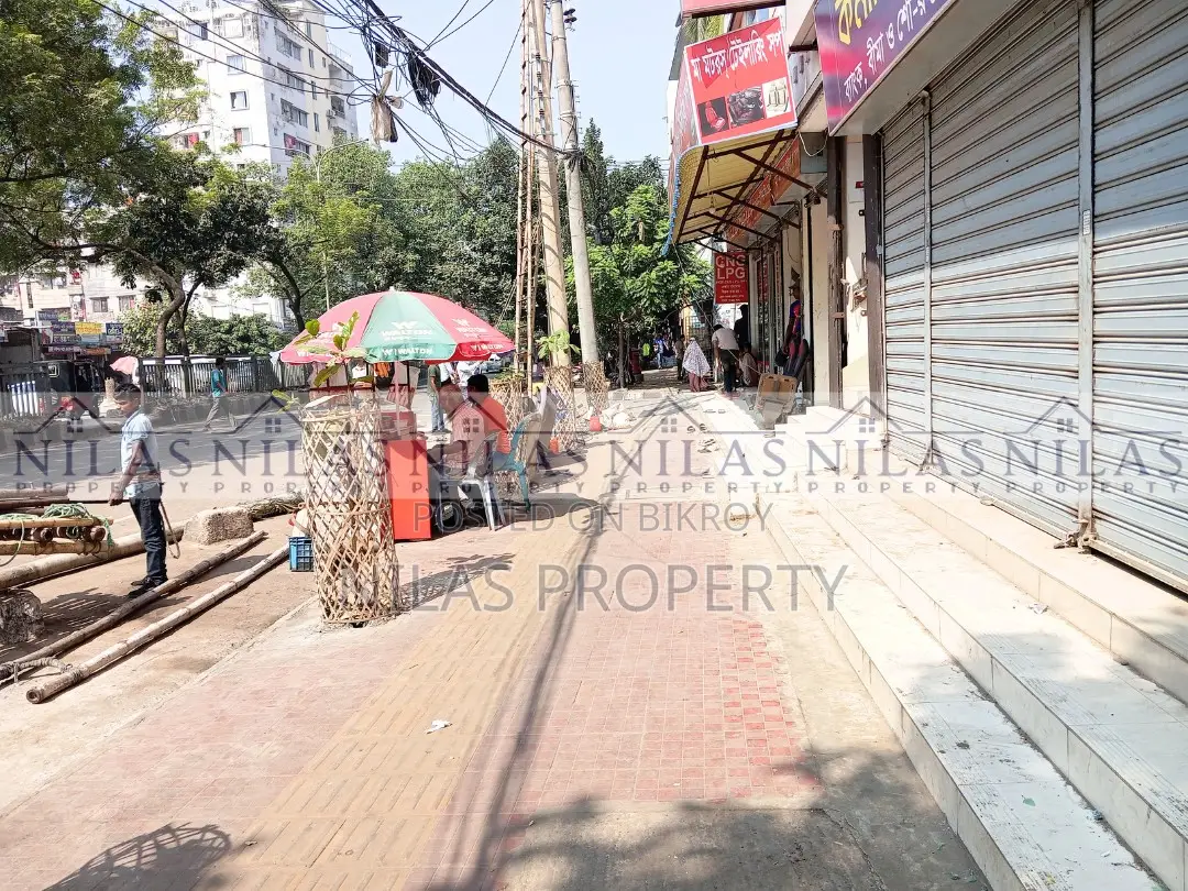 Ground Floor Showroom/Café Shop Space for Rent in Mirpur in Mirpur