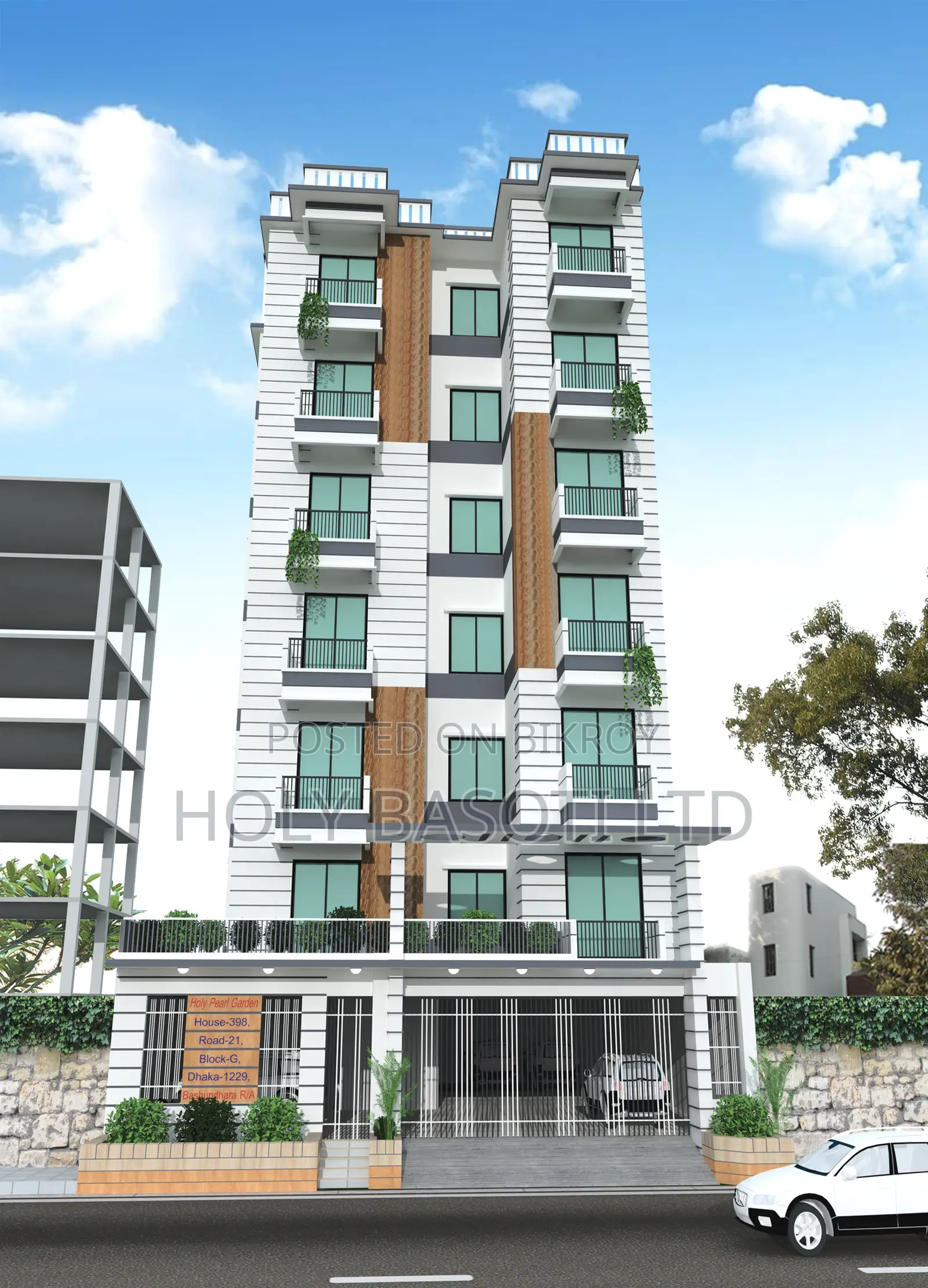 3-Bedroom Apartment in Holy Basati Ltd., Basundhara for Sale in Basundhara