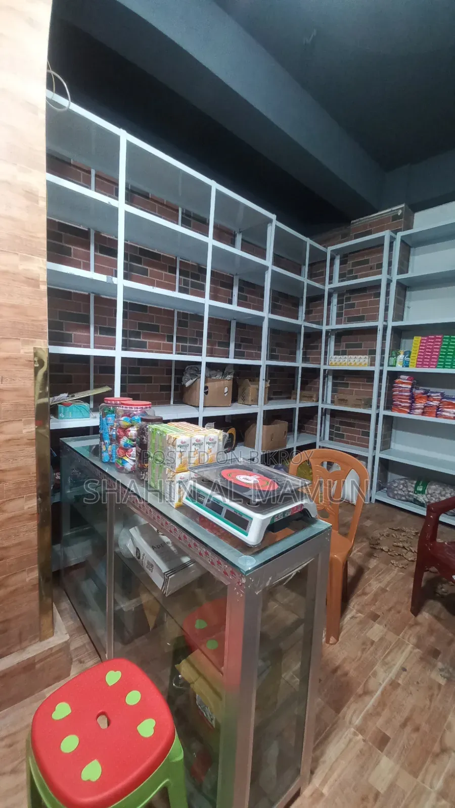 Shop for rent including goods and decoration. in Badda