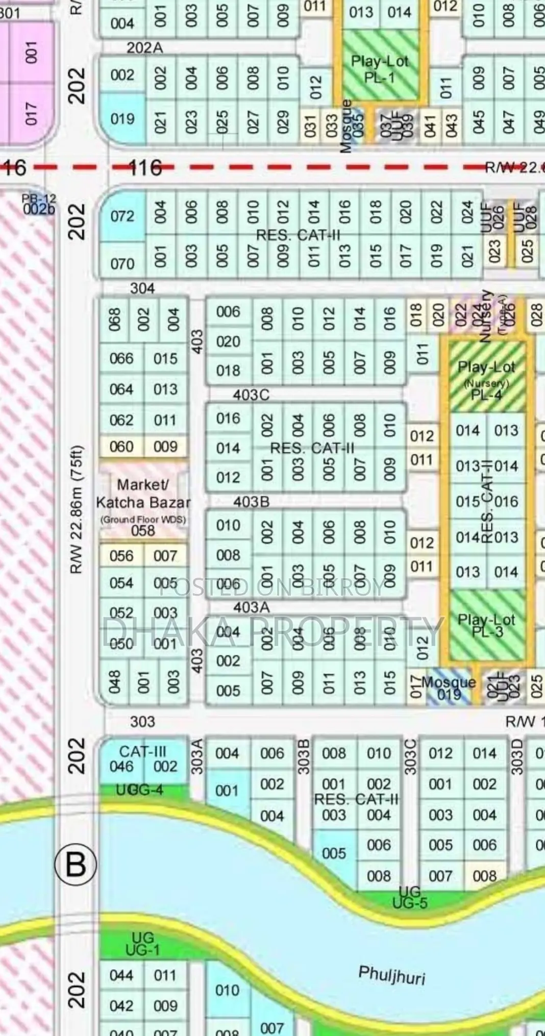 30/30ft Corner 5 Katha South at Sector-15 in Purbachal