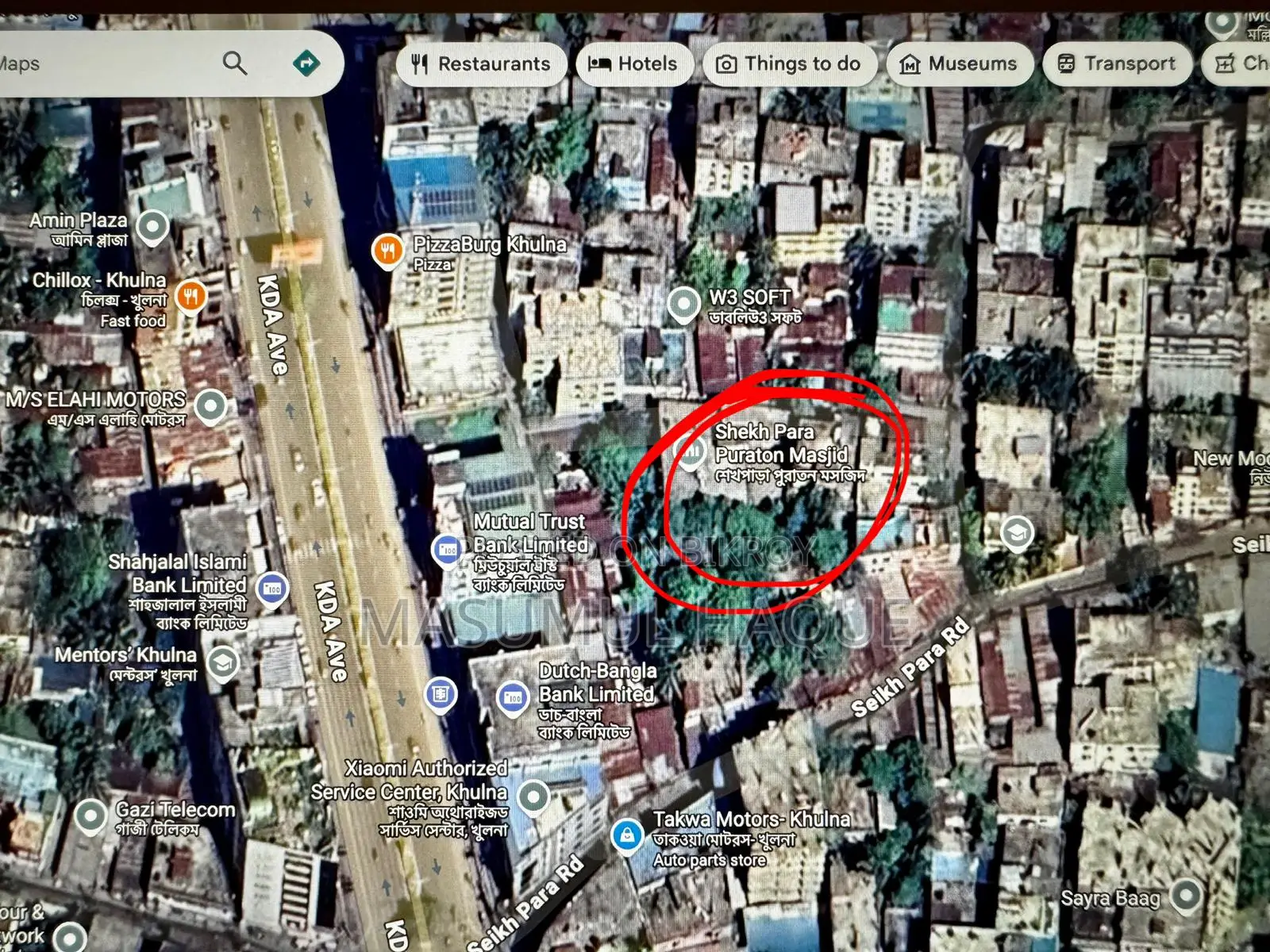 Khulna Sheikh Para, Near Shibbari 1.968 Decimal (1.19 Katha) Land in Khulna Sadar