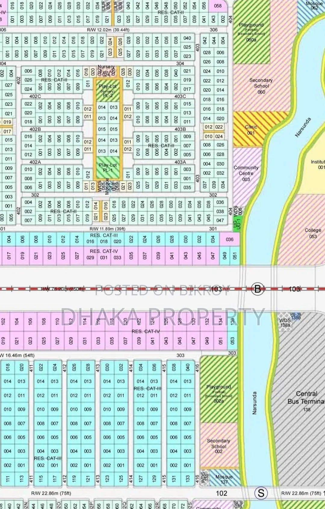 300ft 10 Katha Lake North at Sector-2 in Purbachal