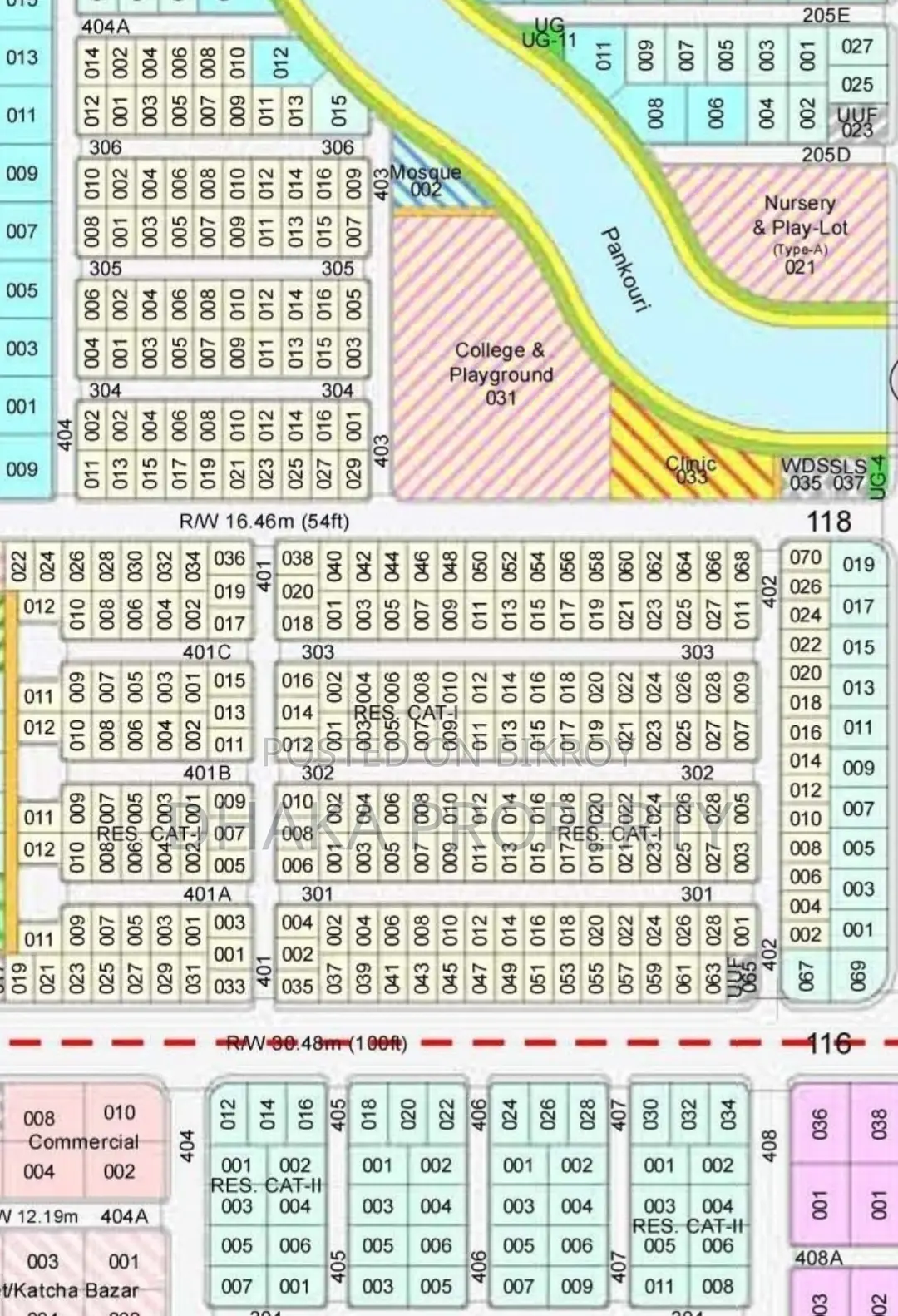 Near 100ft 3 Katha Park South at Sector-25 in Purbachal