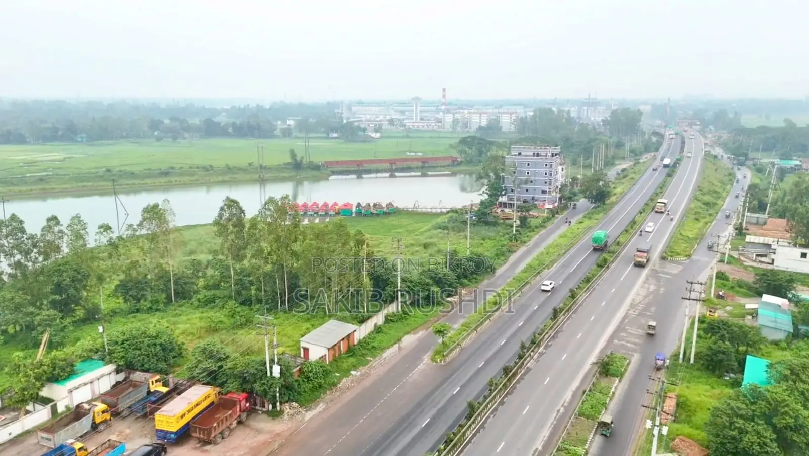 Extraordinary 73 decimal land for sale on Dhaka-Jamuna highway in Mirzapur