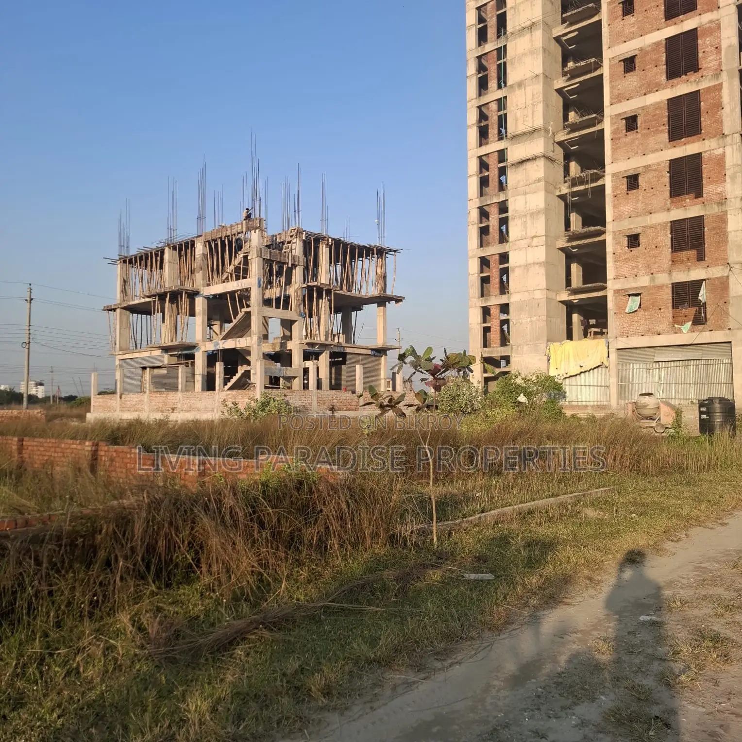 M-Block at South Face at Lake View Plot in Basundhara
