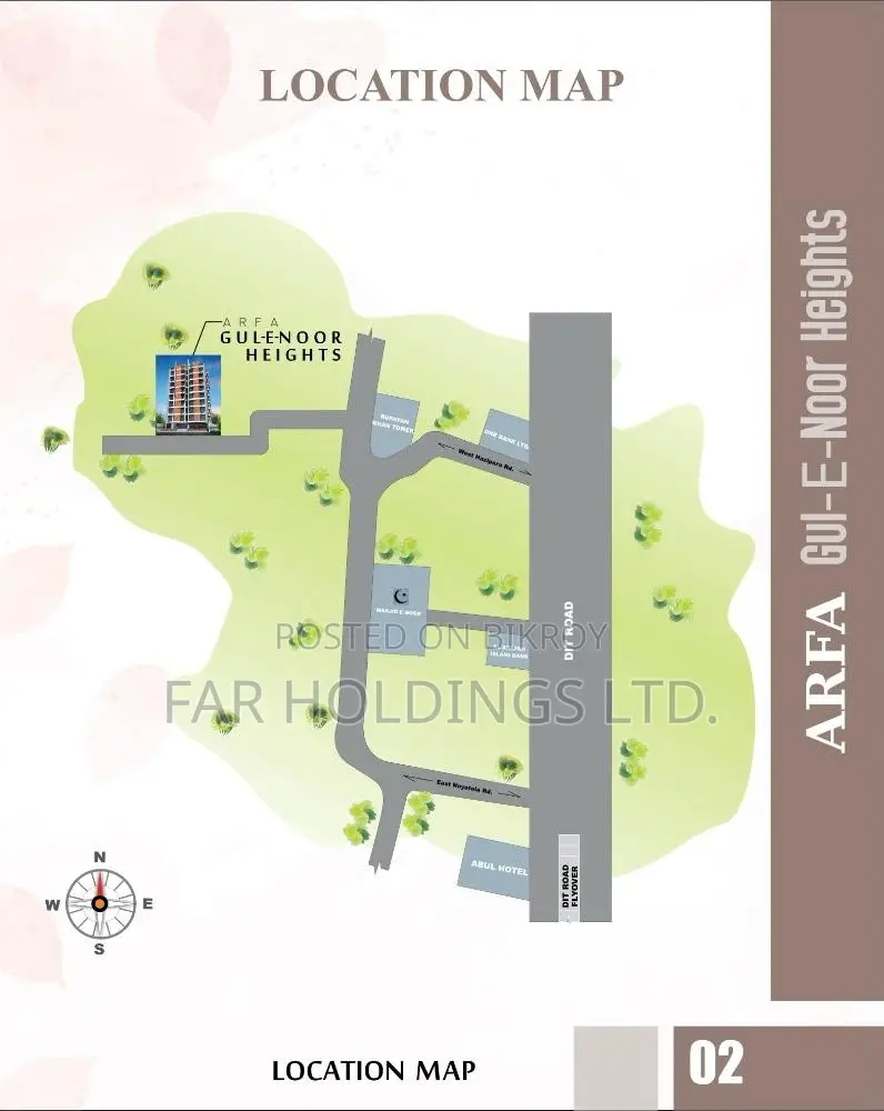 Furnished 3-Bedroom Apartment in Arfa Nur, Malibag for Sale in Malibag