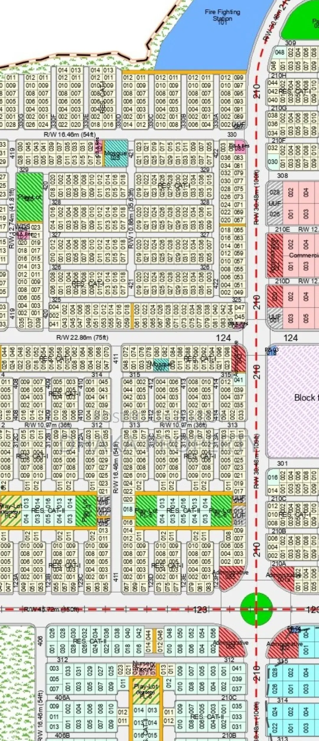 On 75ft 3 Katha Park South at Sector-28 in Purbachal