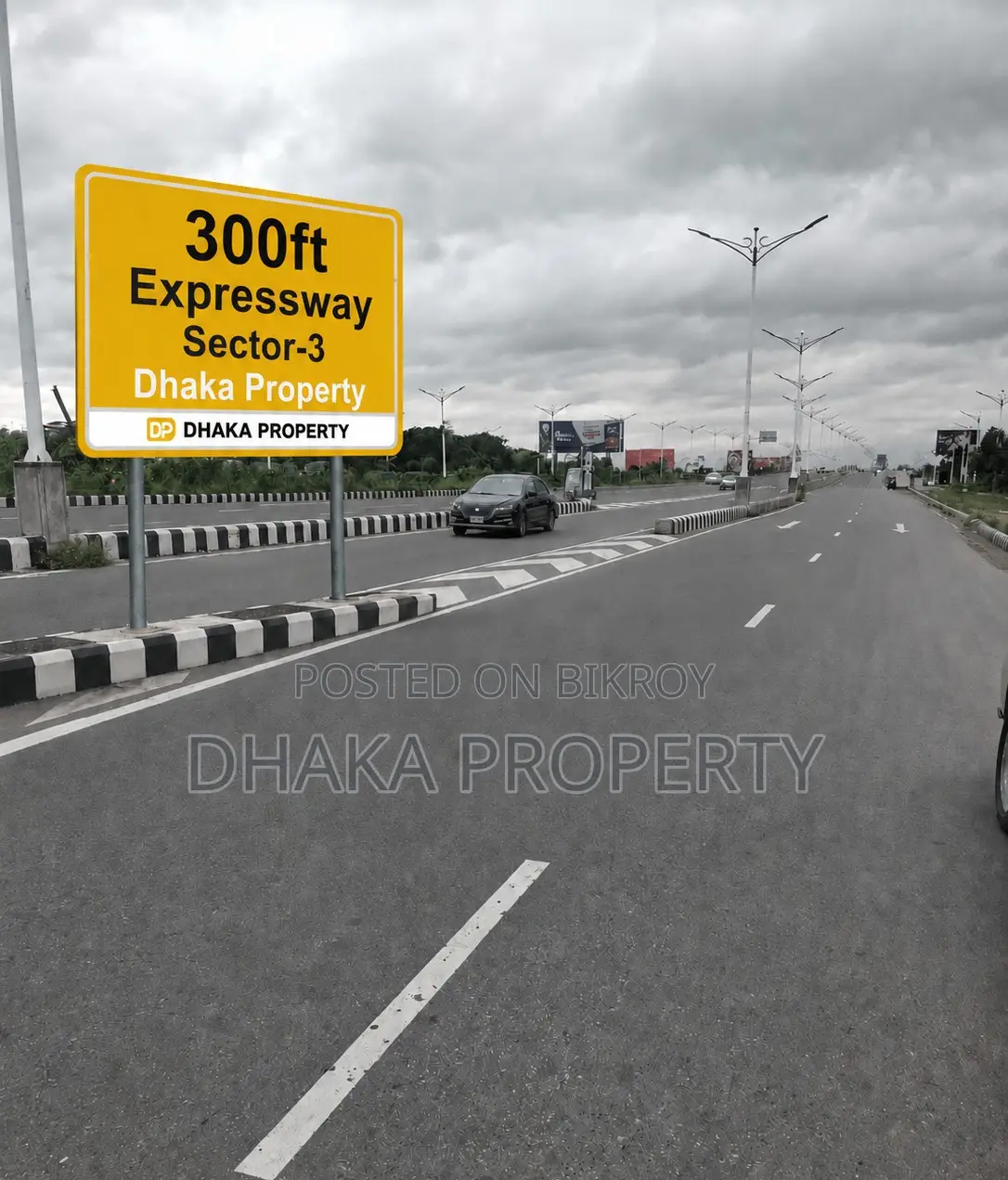 On 300ft Rd 10 Katha Commercial North at Sector-3 in Purbachal