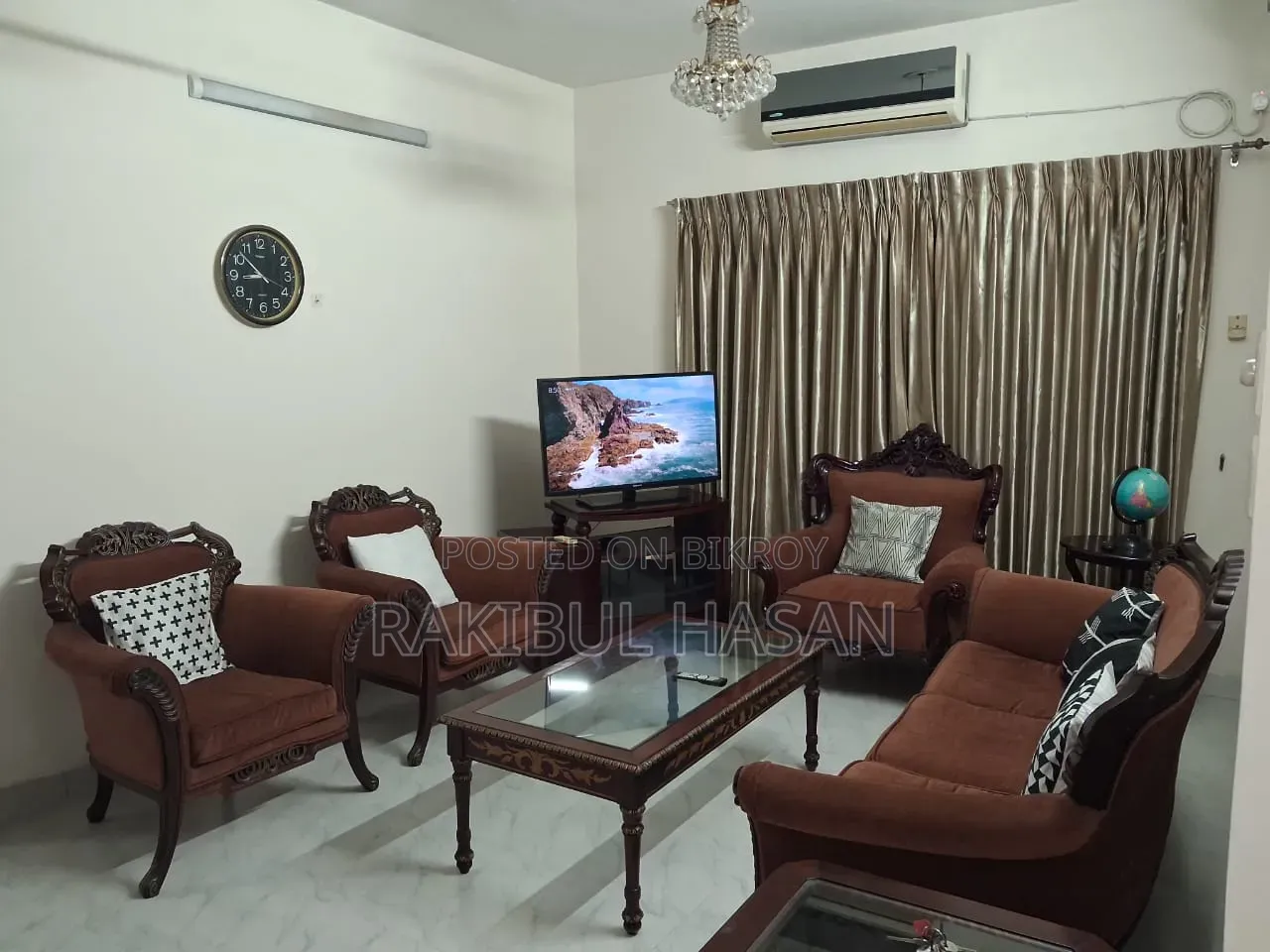 Furnished 3-Bedroom Bedsitter in Gulshan for Rent in Gulshan