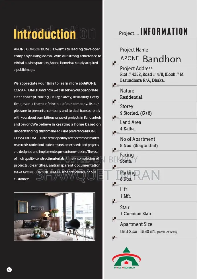 3-Bedroom Apartment At Basundhara For Sale in Basundhara